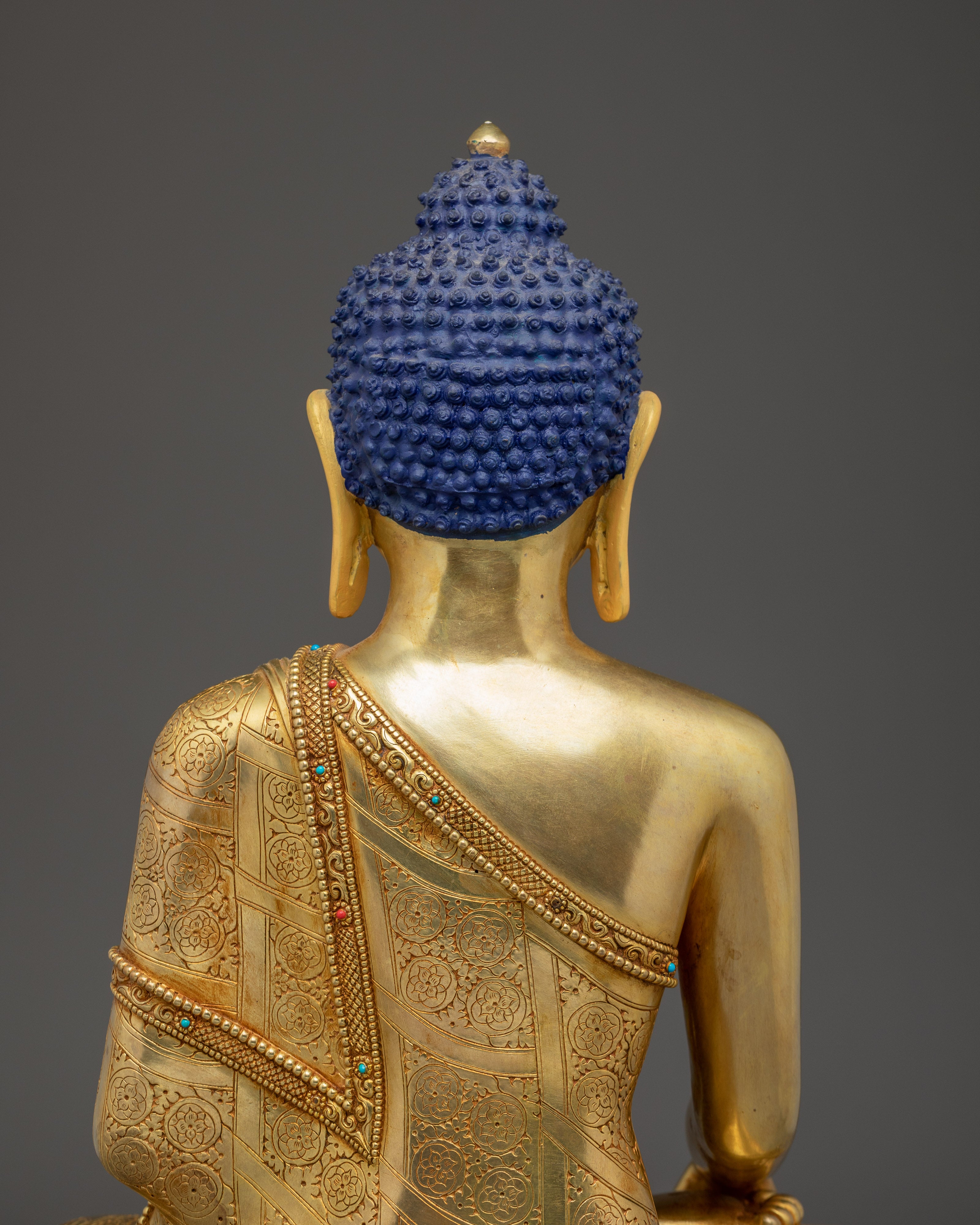 Shakyamuni Buddha Statue: Handmade Copper Statue