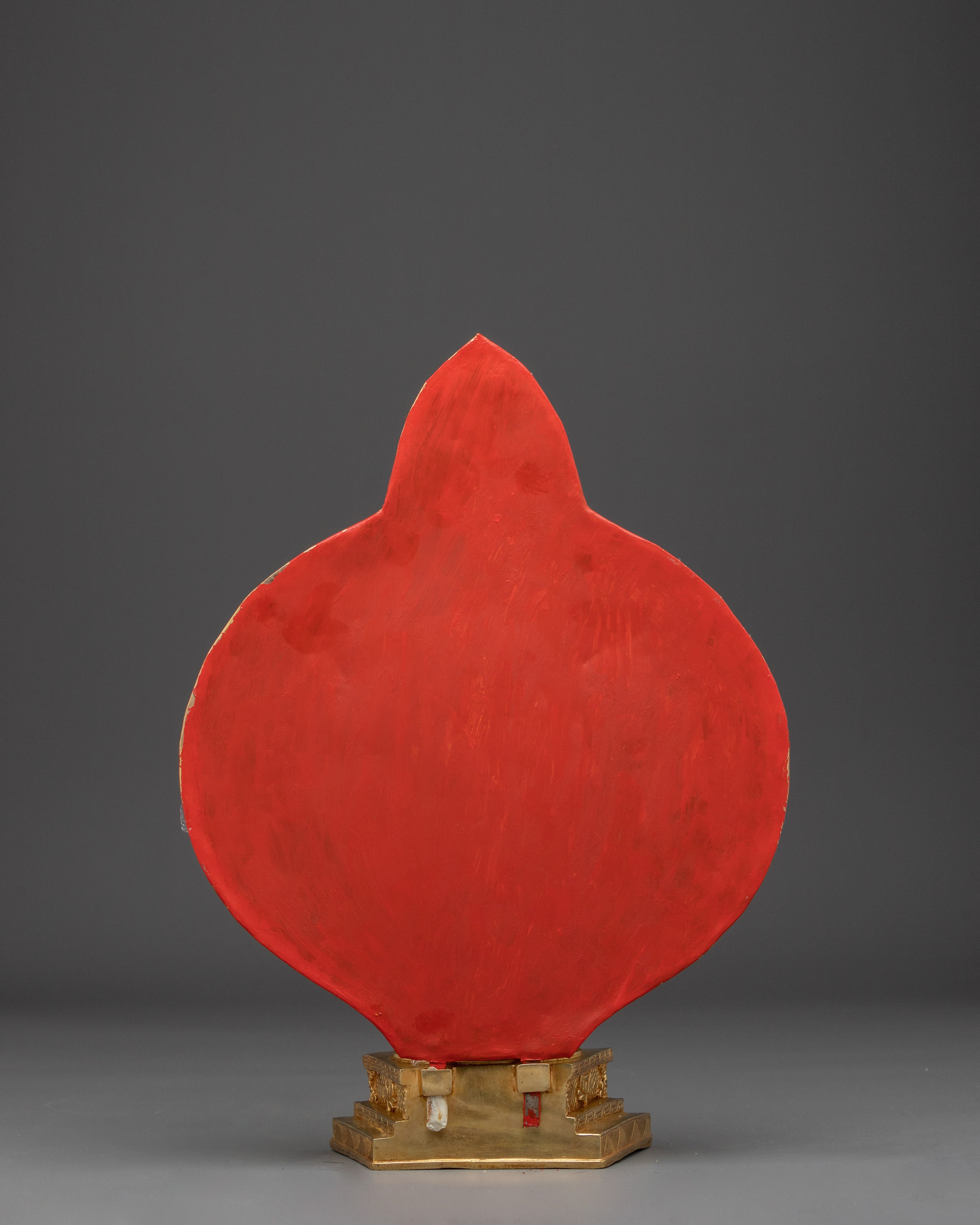 Golden Thousand Armed Chenrezig Figurine | Himalayan Traditional Sacred Artwork