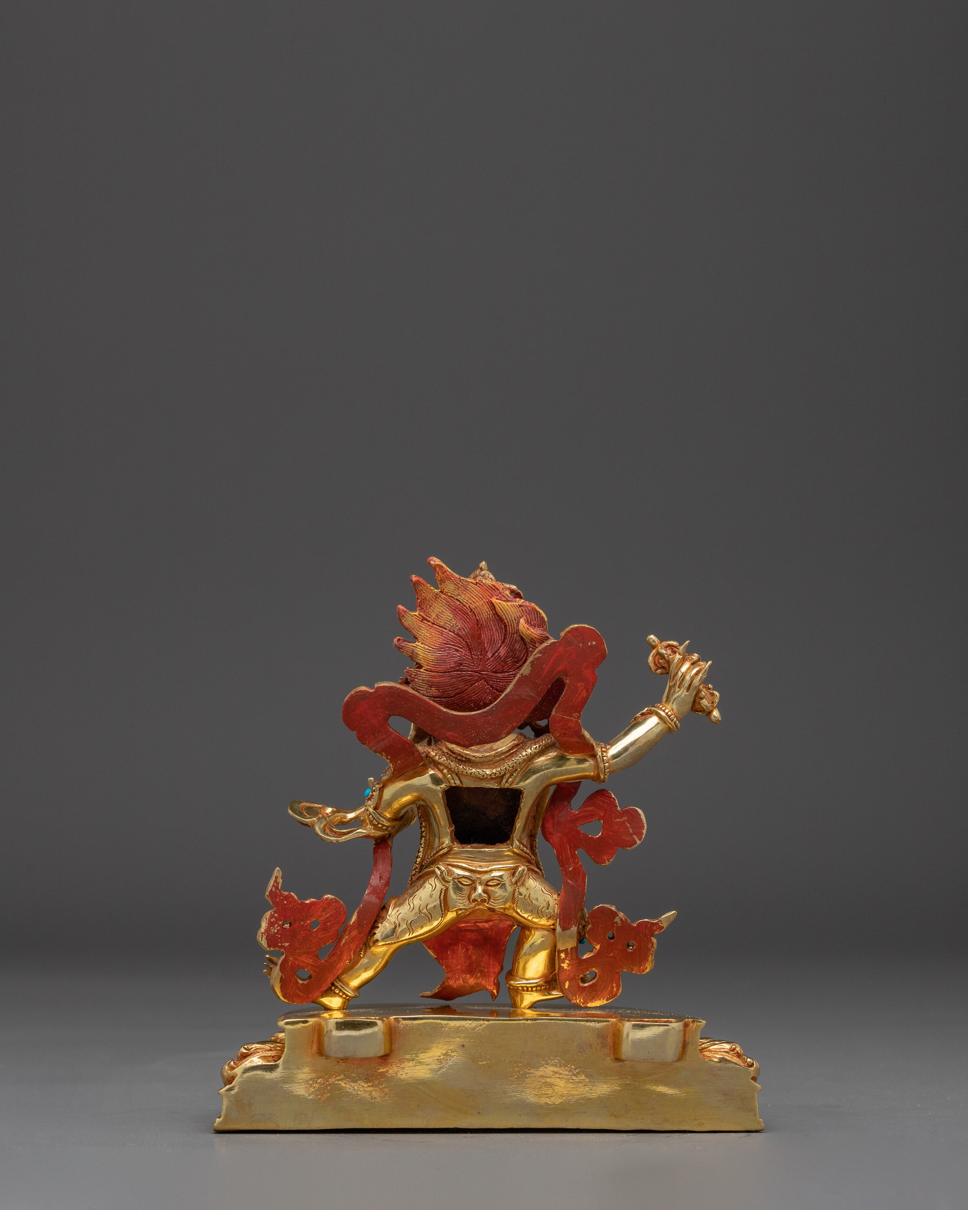 Vajrapani Gold Gilded Statue | Protector of the Buddha