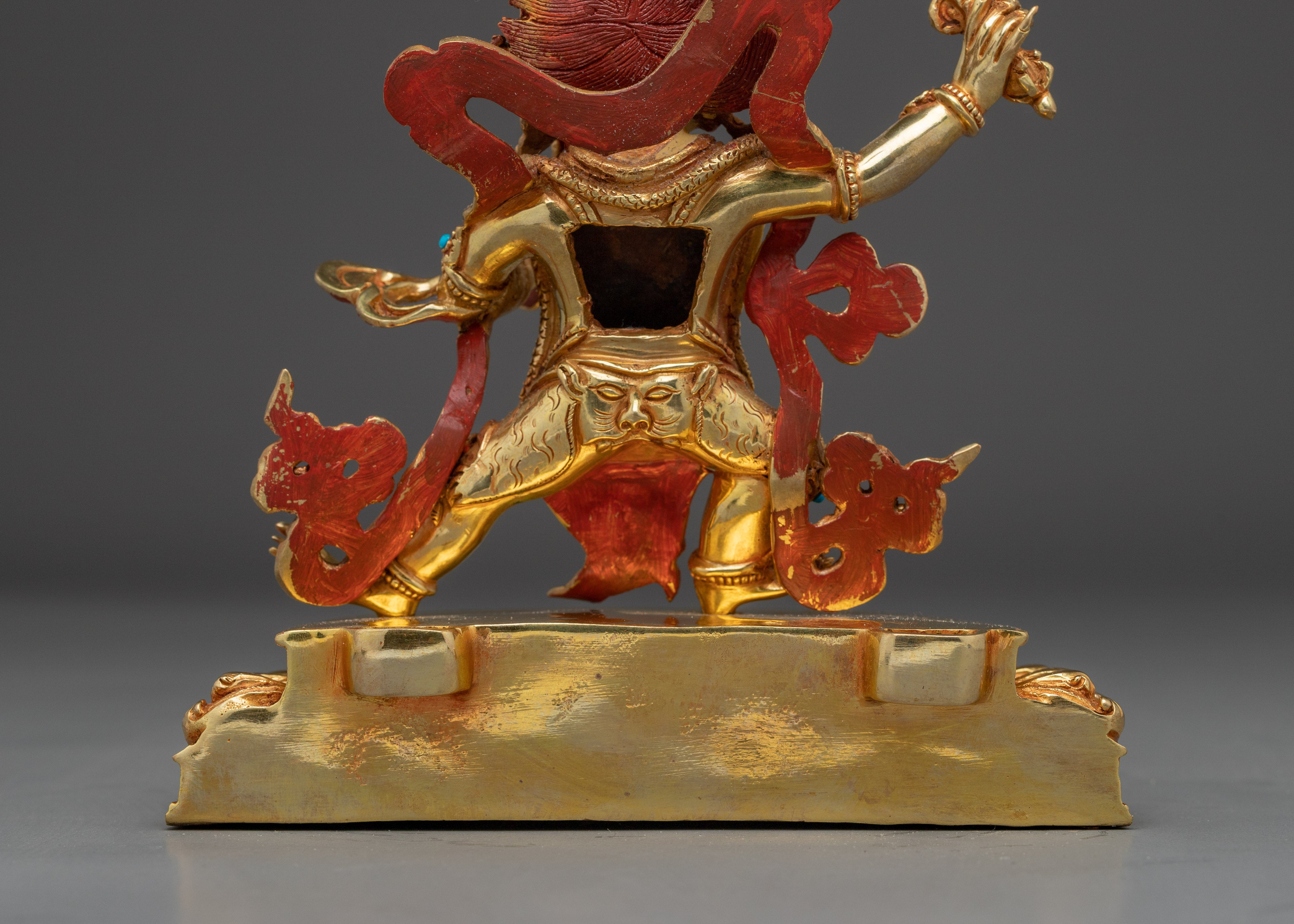 Vajrapani Gold Gilded Statue | Protector of the Buddha