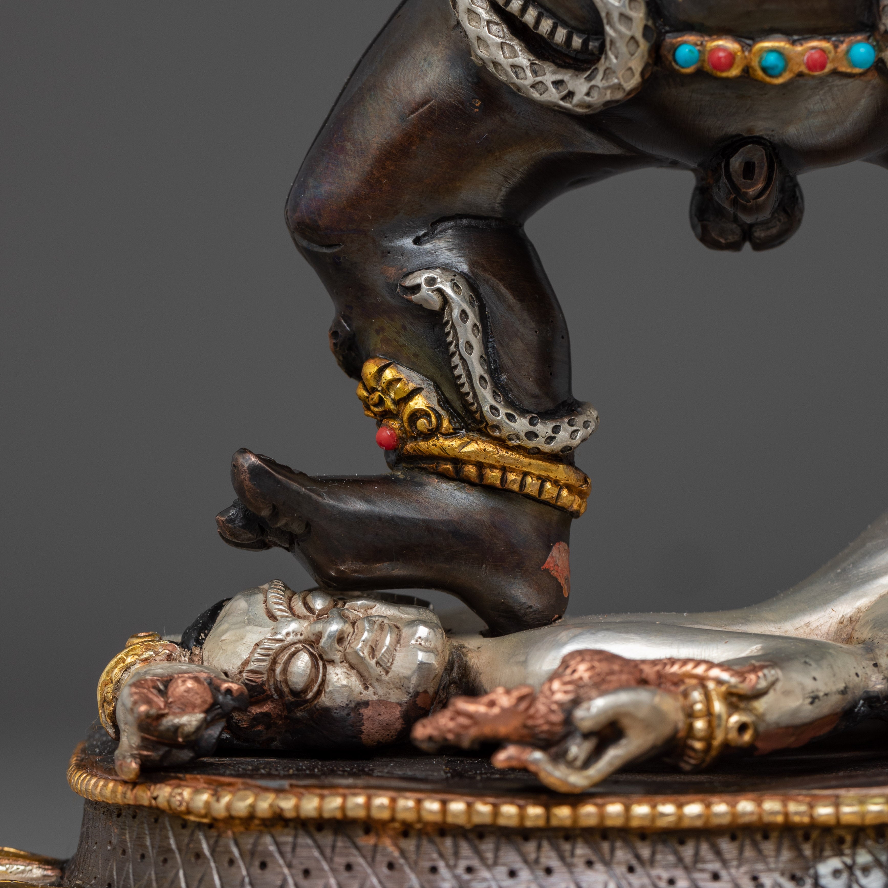 Black Dzambhala Statue: The Wealth Deity