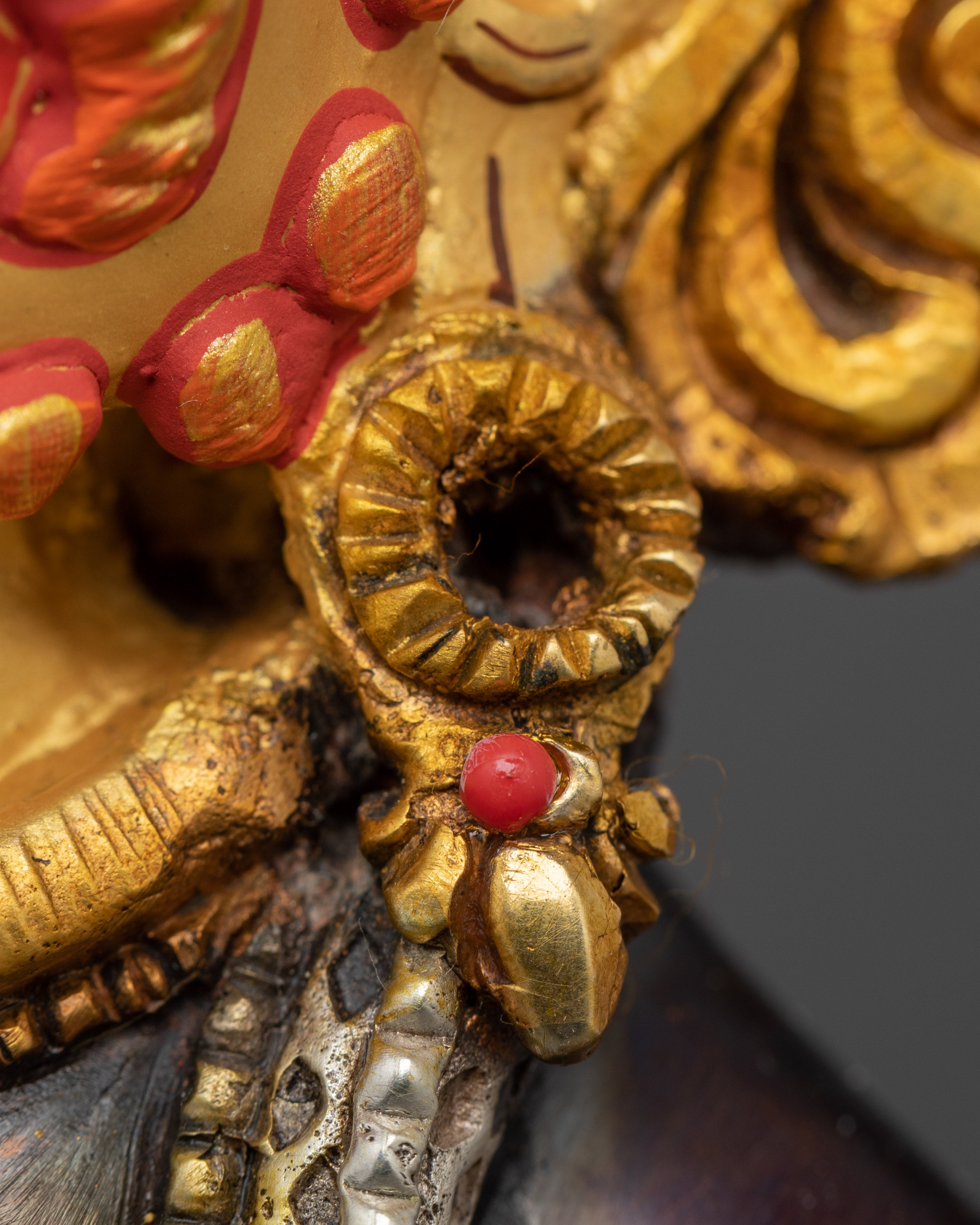 Black Dzambhala Statue: The Wealth Deity