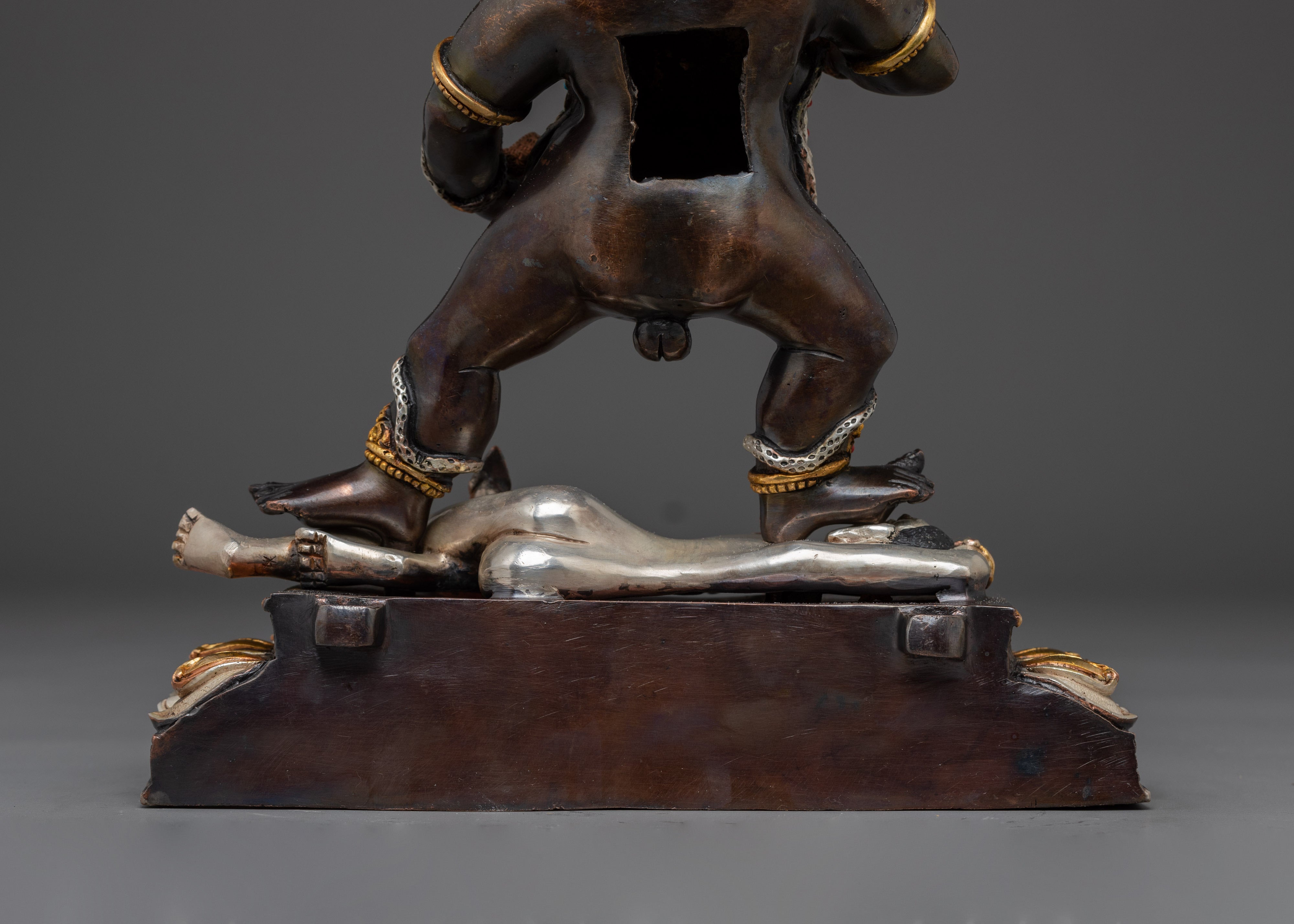 Black Dzambhala Statue: The Wealth Deity