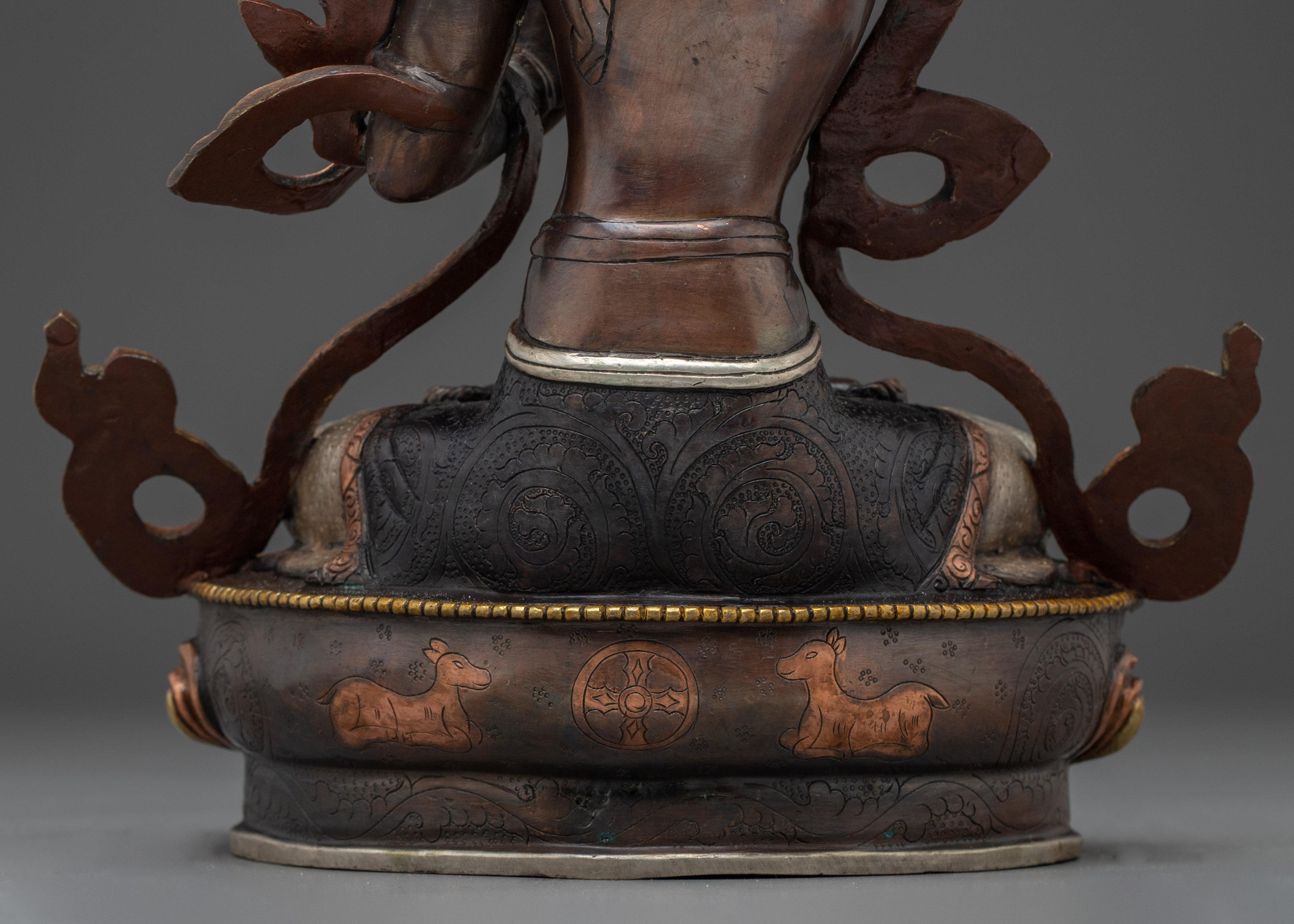 Handmade Manjushri Statue: The Bodhisattva of Wisdom