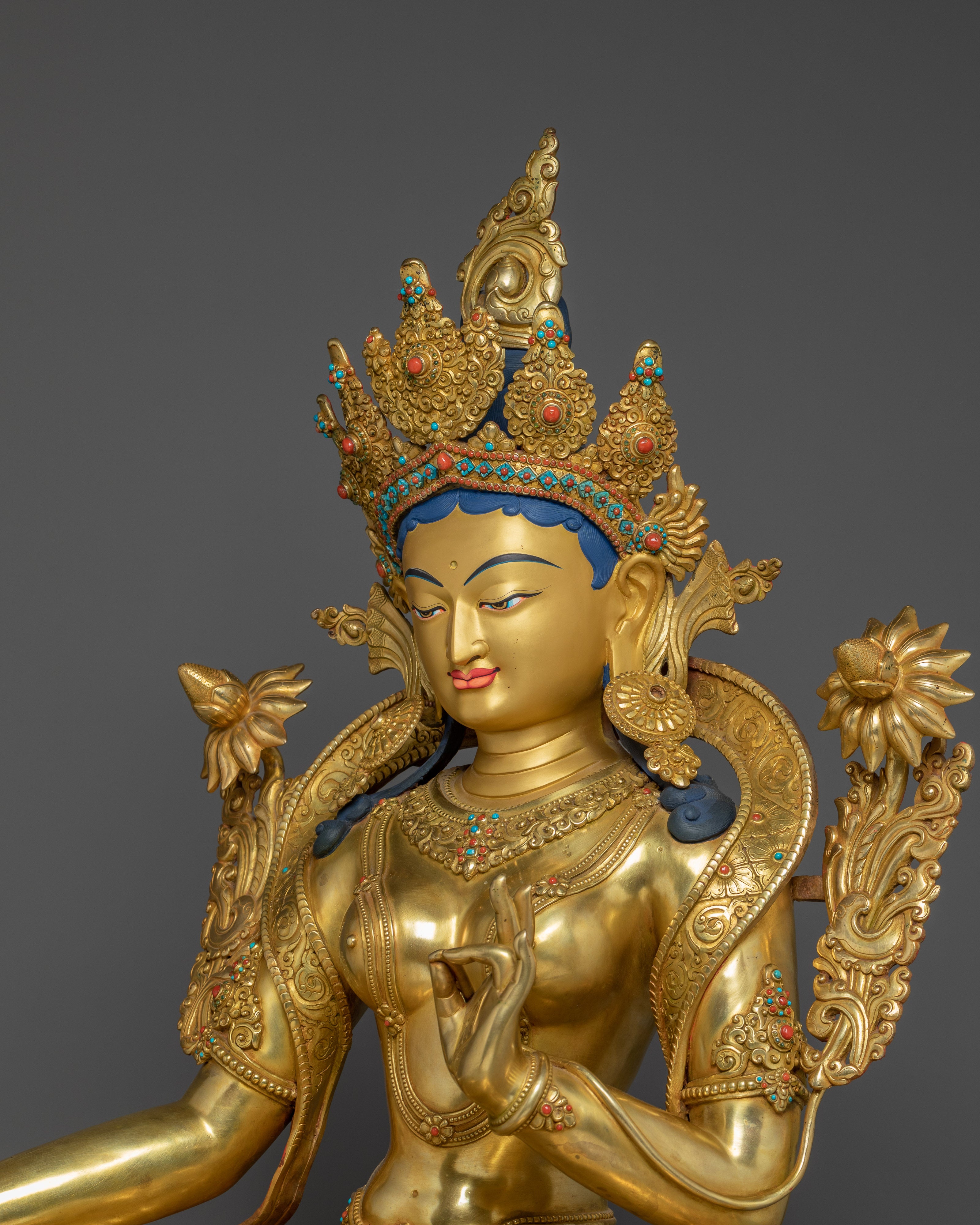 81.5cm Green Tara Statue | Mother of the Liberation