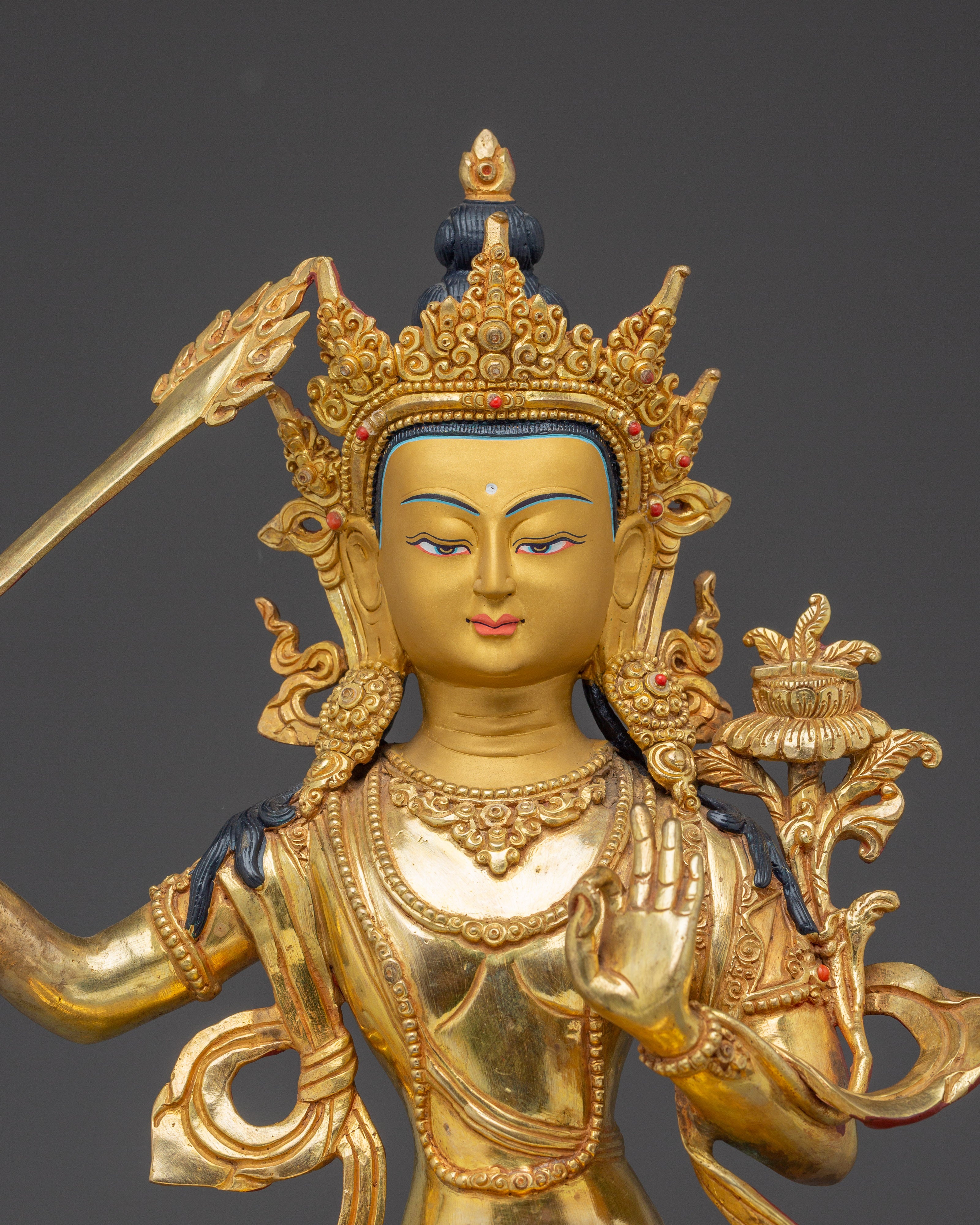 Manjushri Statue: Embodiment of Supreme Wisdom