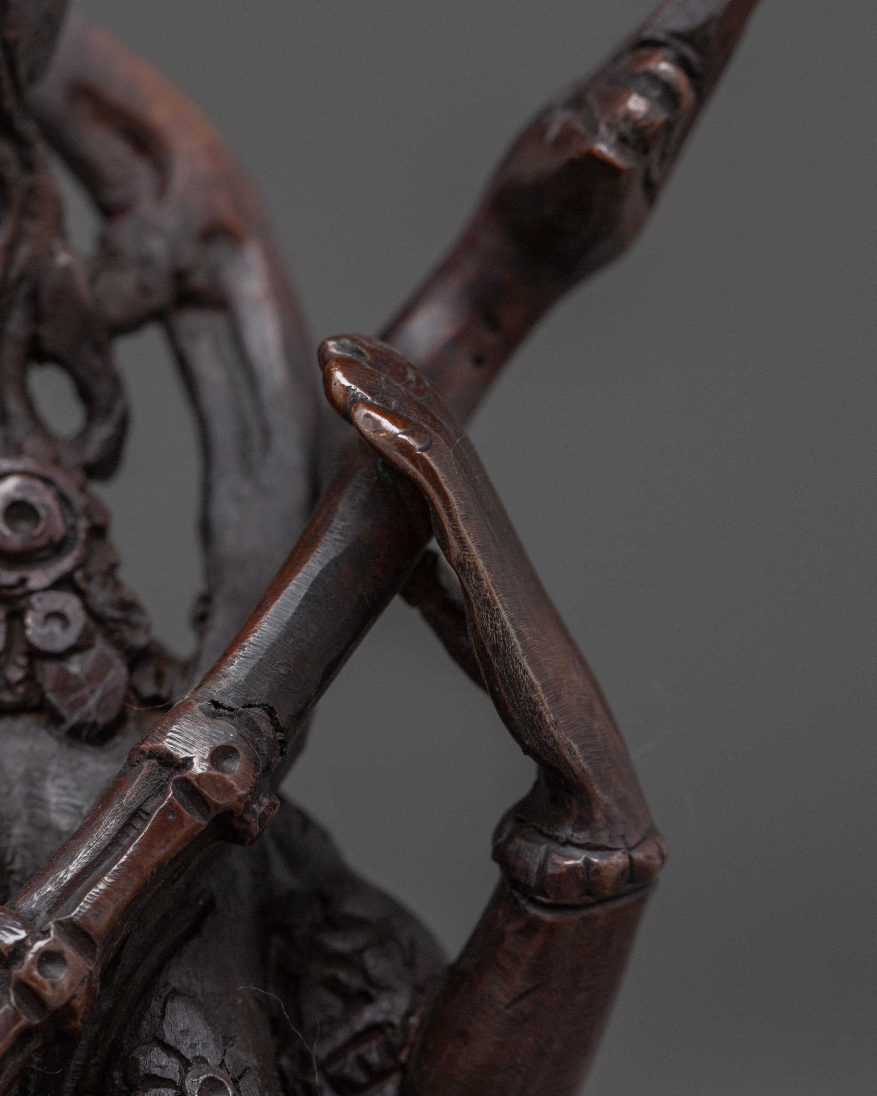 Saraswati Copper Sculpture of the Goddess of Wisdom | Divine Blessings for your Space