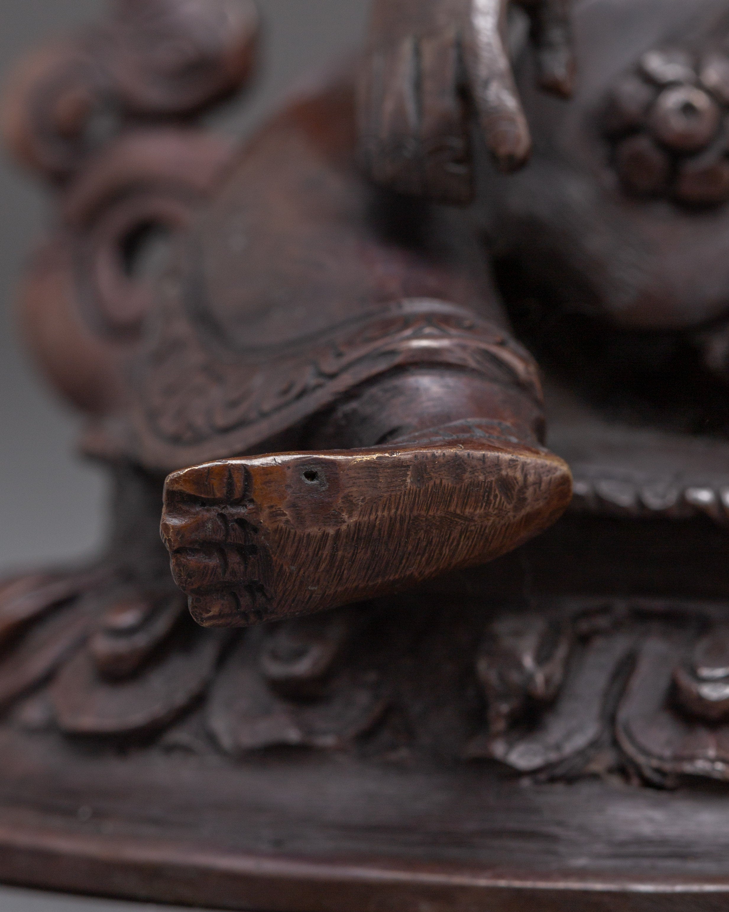 Saraswati Copper Sculpture of the Goddess of Wisdom | Divine Blessings for your Space