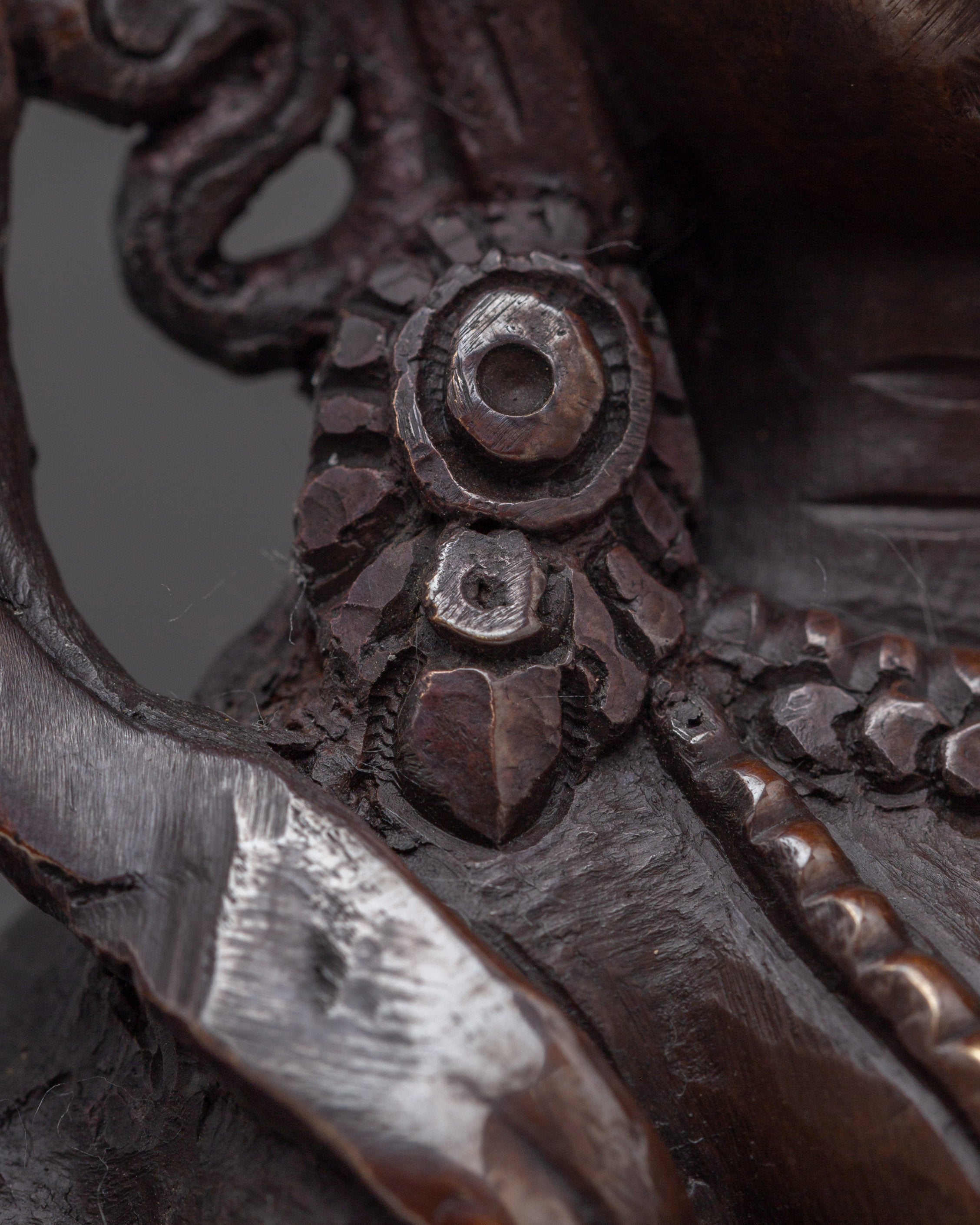 Saraswati Copper Sculpture of the Goddess of Wisdom | Divine Blessings for your Space