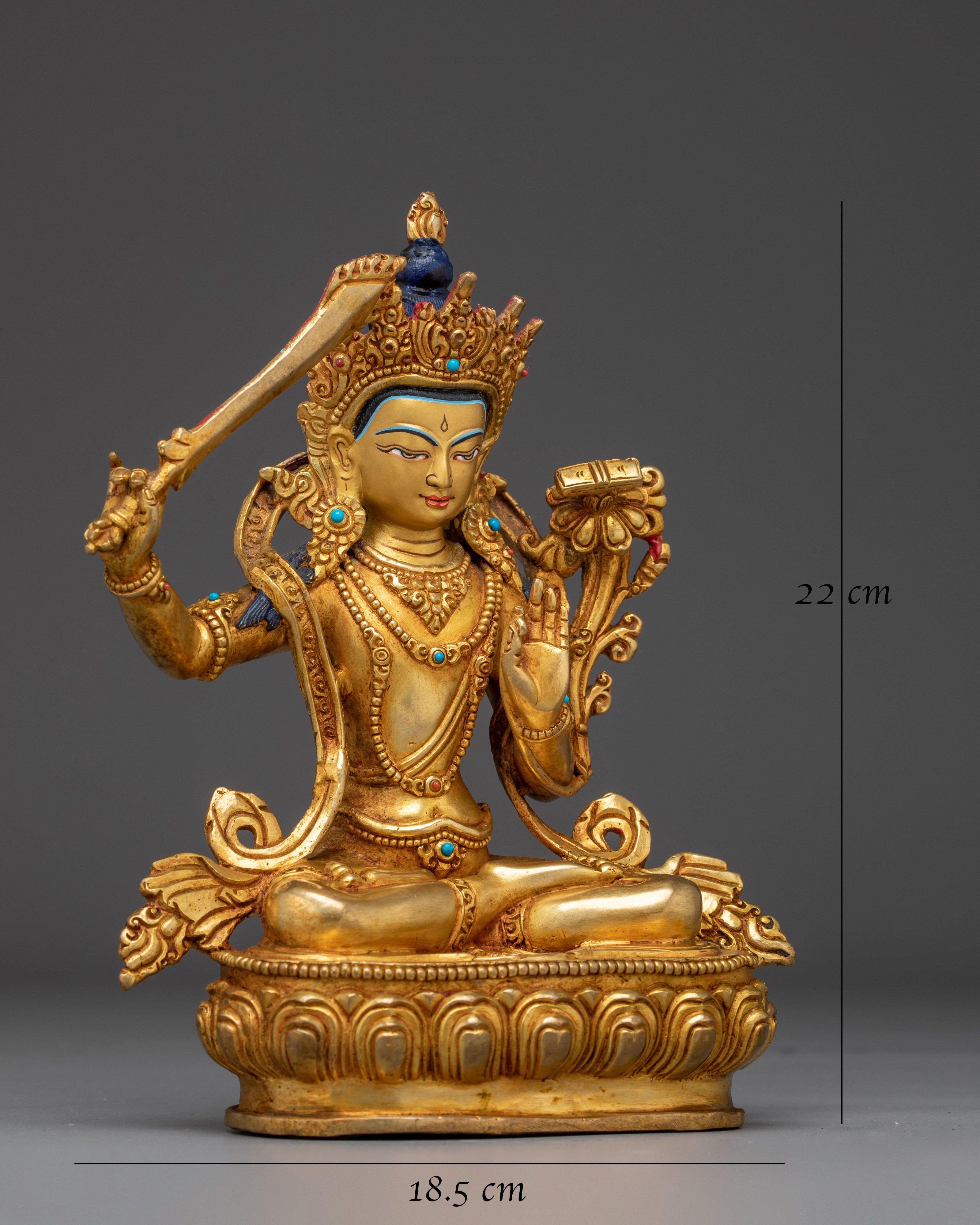 Golden Bodhisattva Statue Set: Six Enlightened Beings