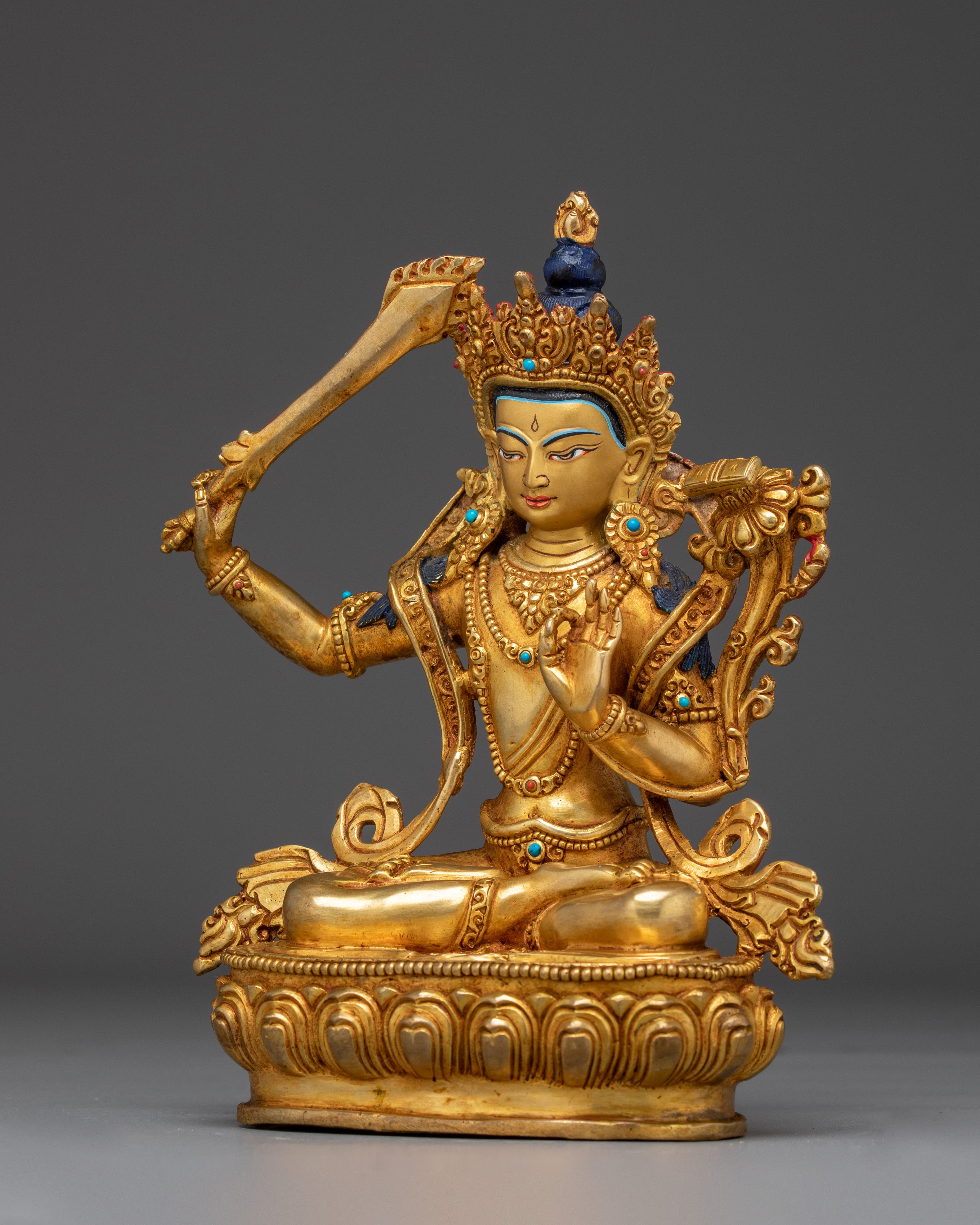 Golden Bodhisattva Statue Set: Six Enlightened Beings