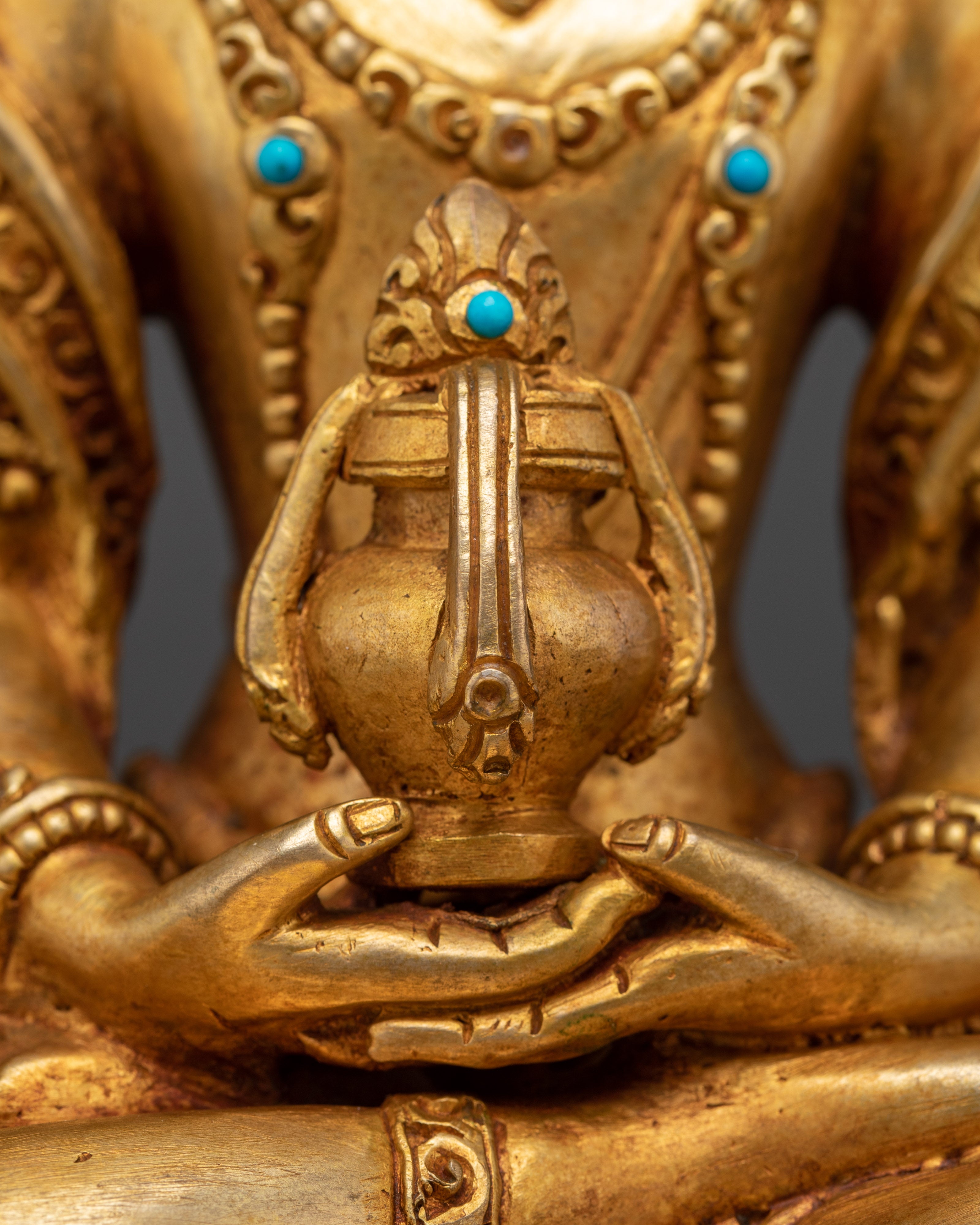 Buddhist Longevity Deity Amitayus Art | Long Life Buddha