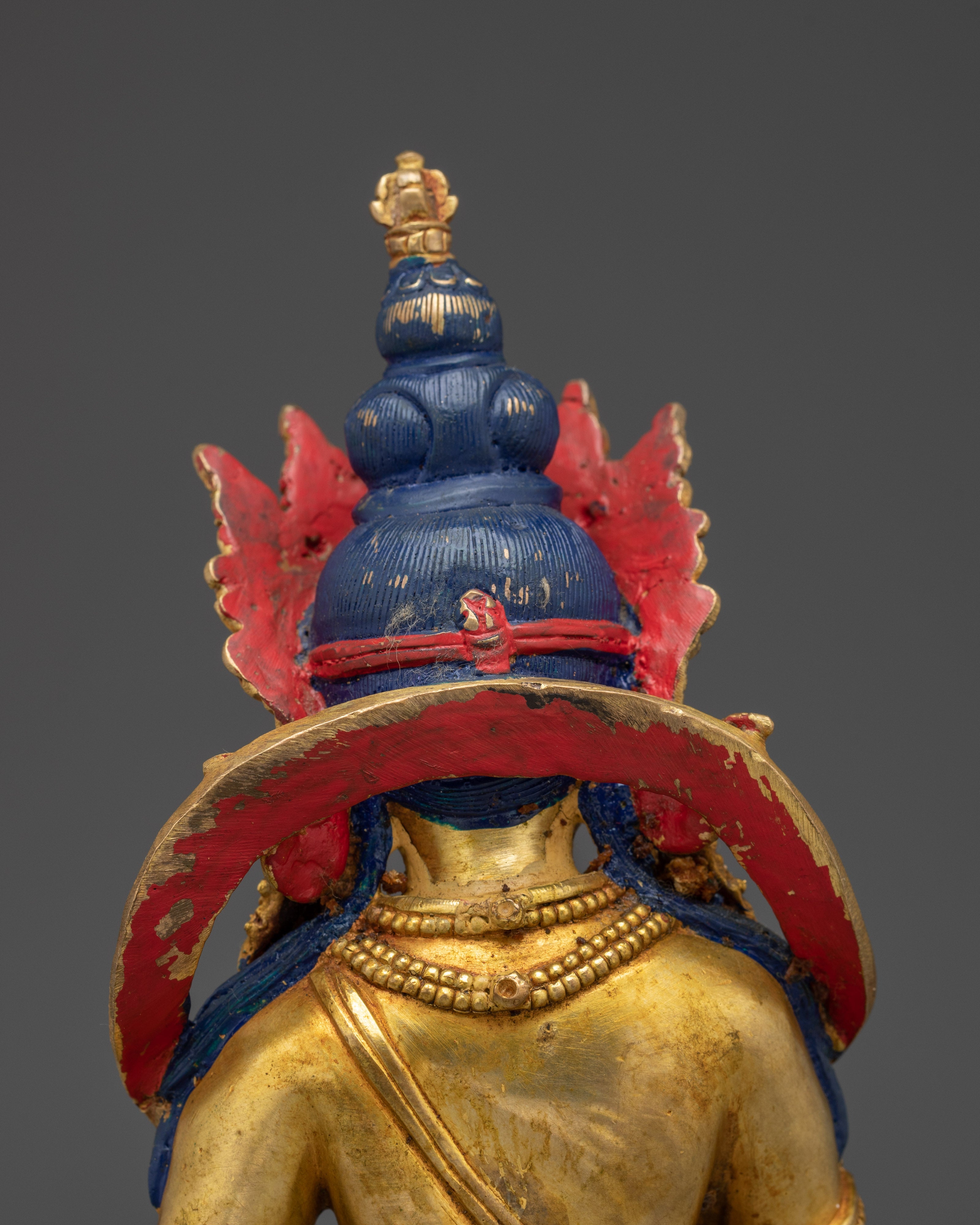 Handcrafted Golden Buddhist Deity Vajrasattva Art | The Thunderbolt Being