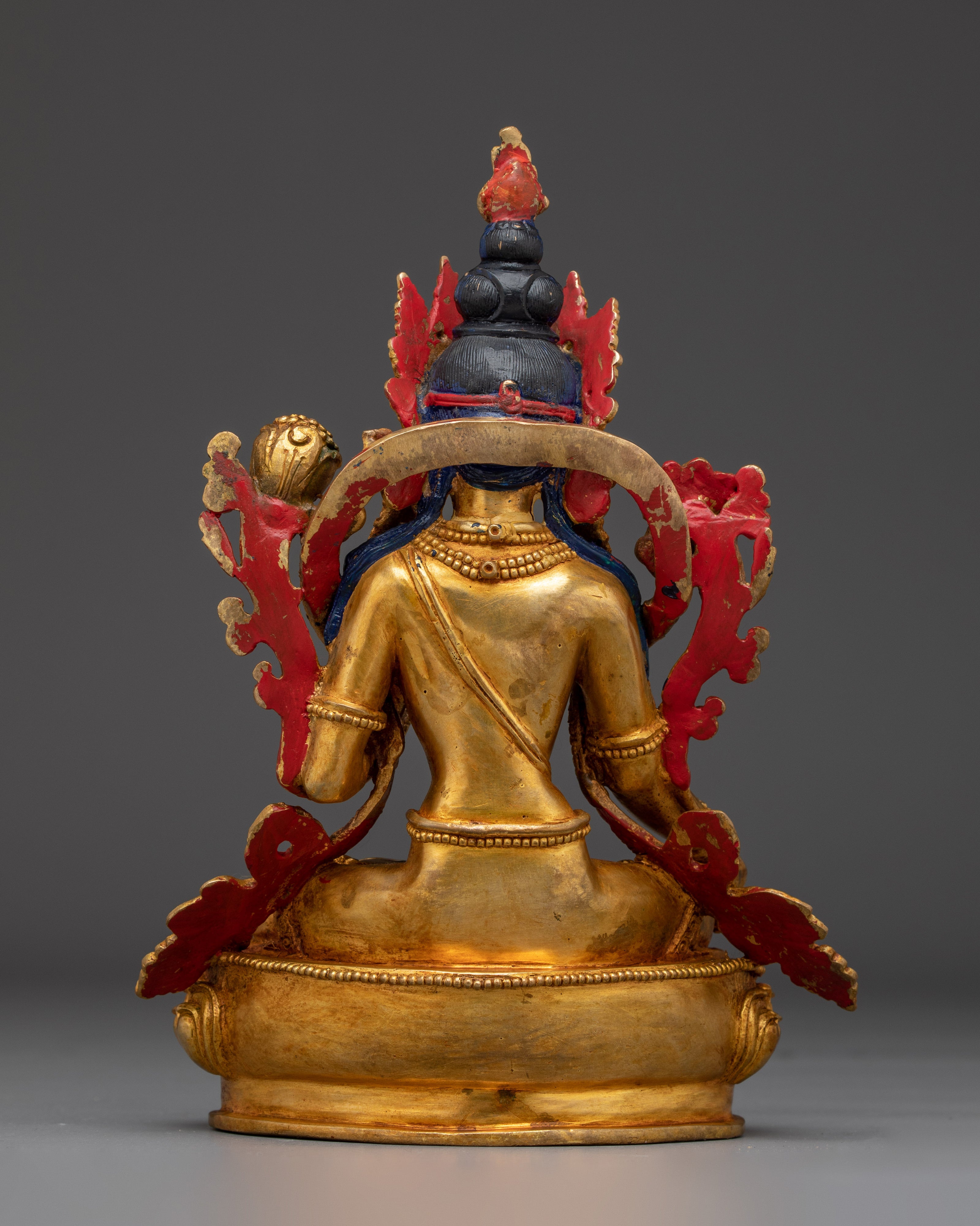 White Tara Buddha Art with 24K Gold Gilded | Spiritual Meditation & Altar Decor