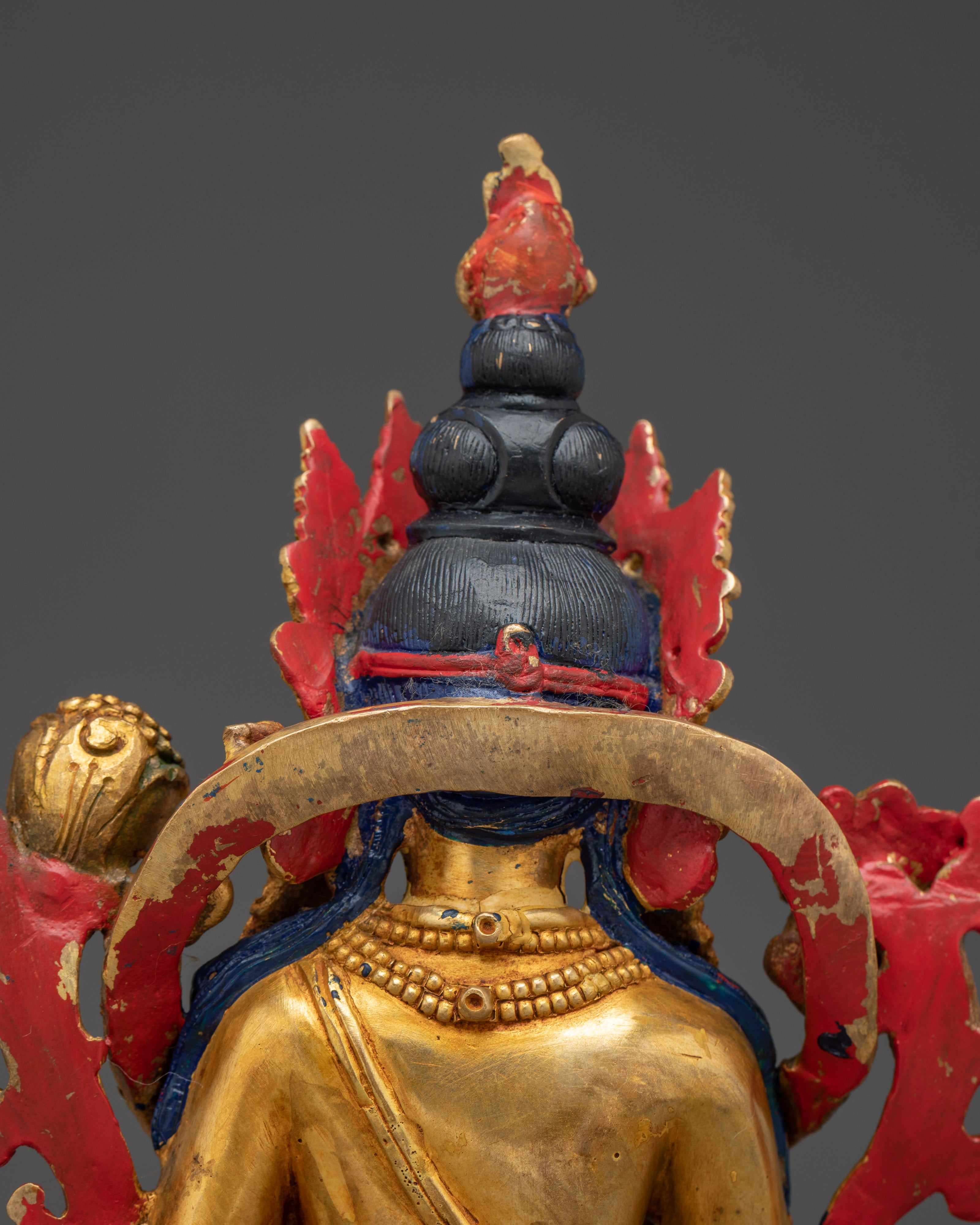 White Tara Buddha Art with 24K Gold Gilded | Spiritual Meditation & Altar Decor