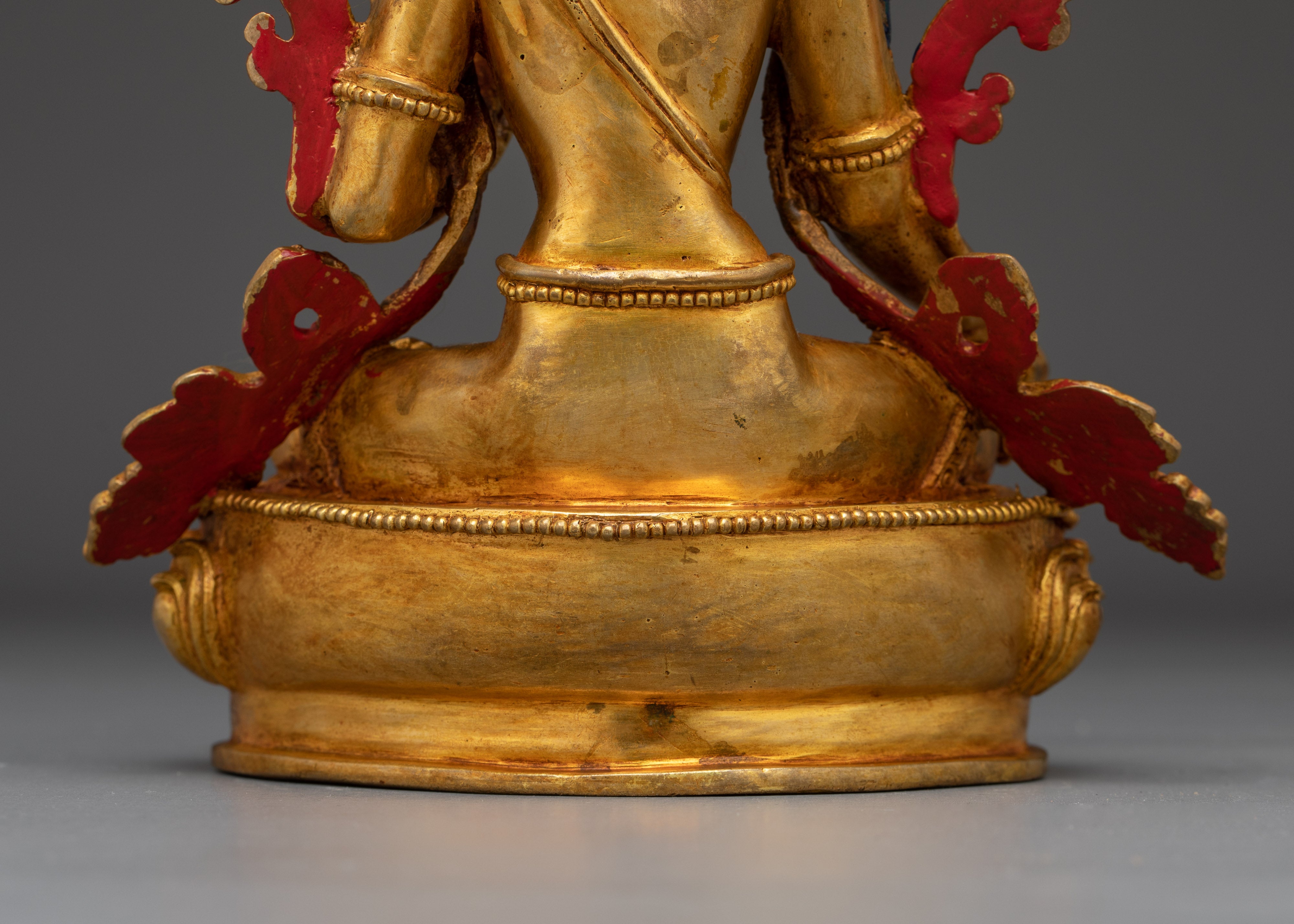 White Tara Buddha Art with 24K Gold Gilded | Spiritual Meditation & Altar Decor