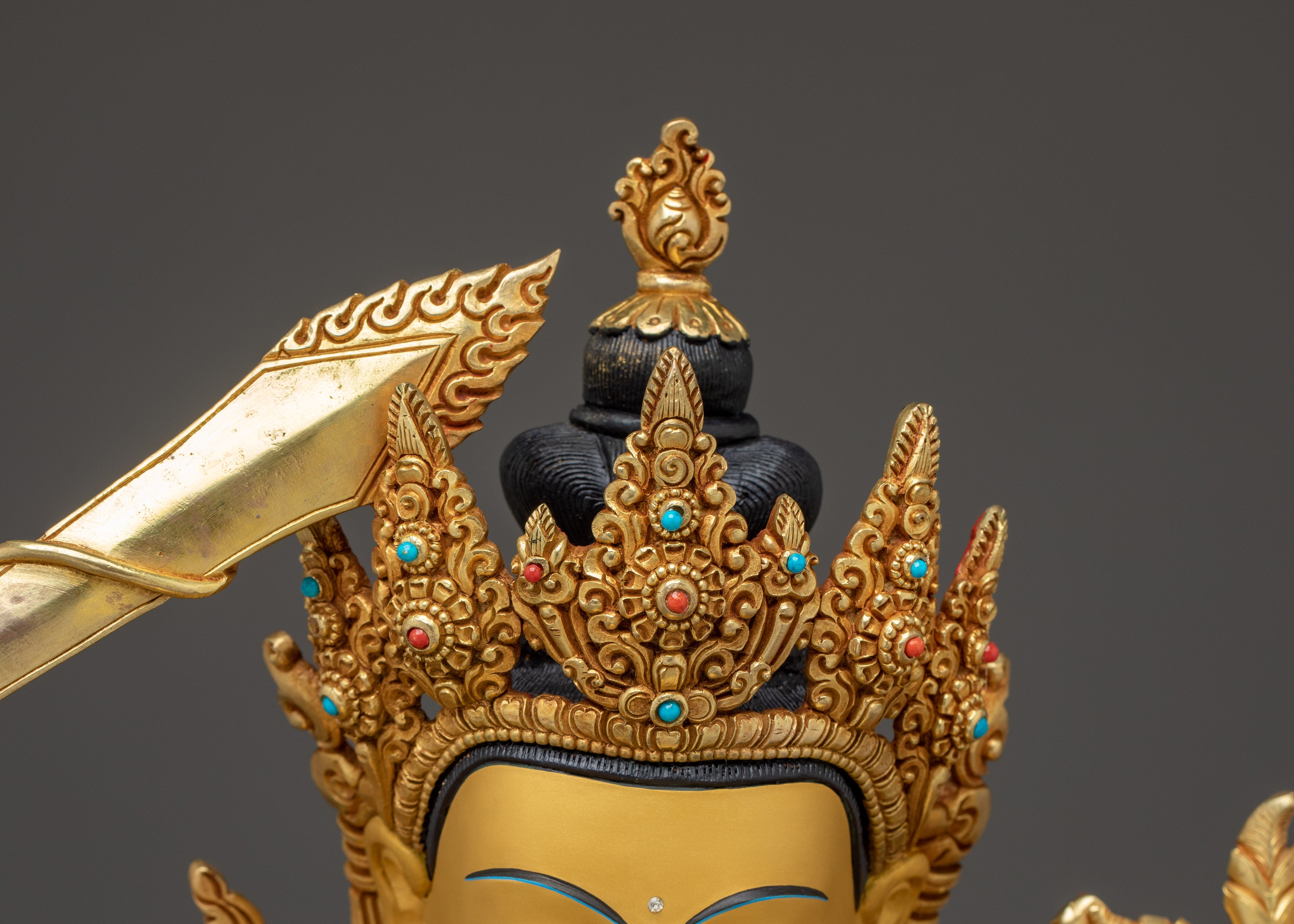 Path of Wisdom with Manjushri Artwork | Symbol of Transcendent Insight