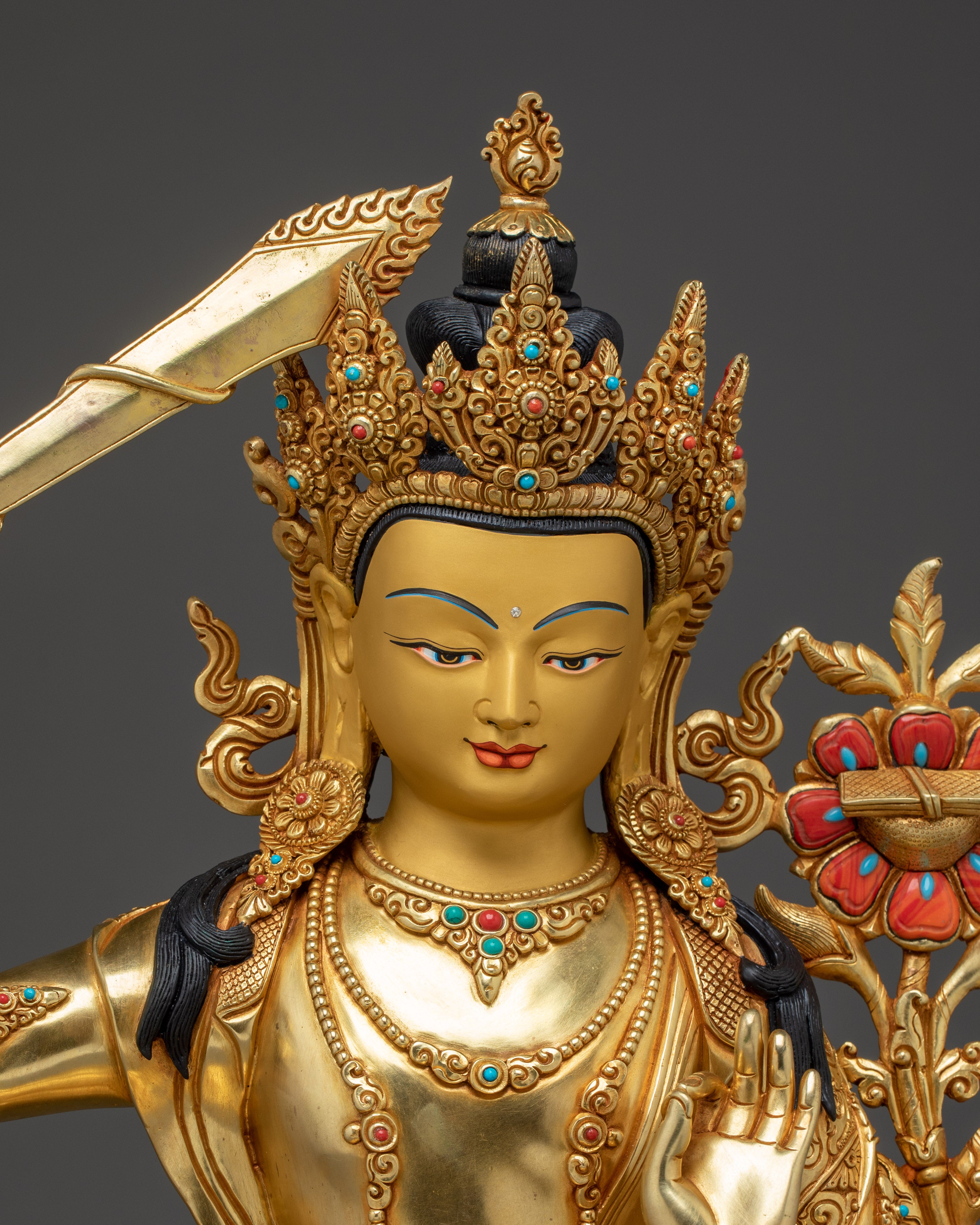 Path of Wisdom with Manjushri Artwork | Symbol of Transcendent Insight