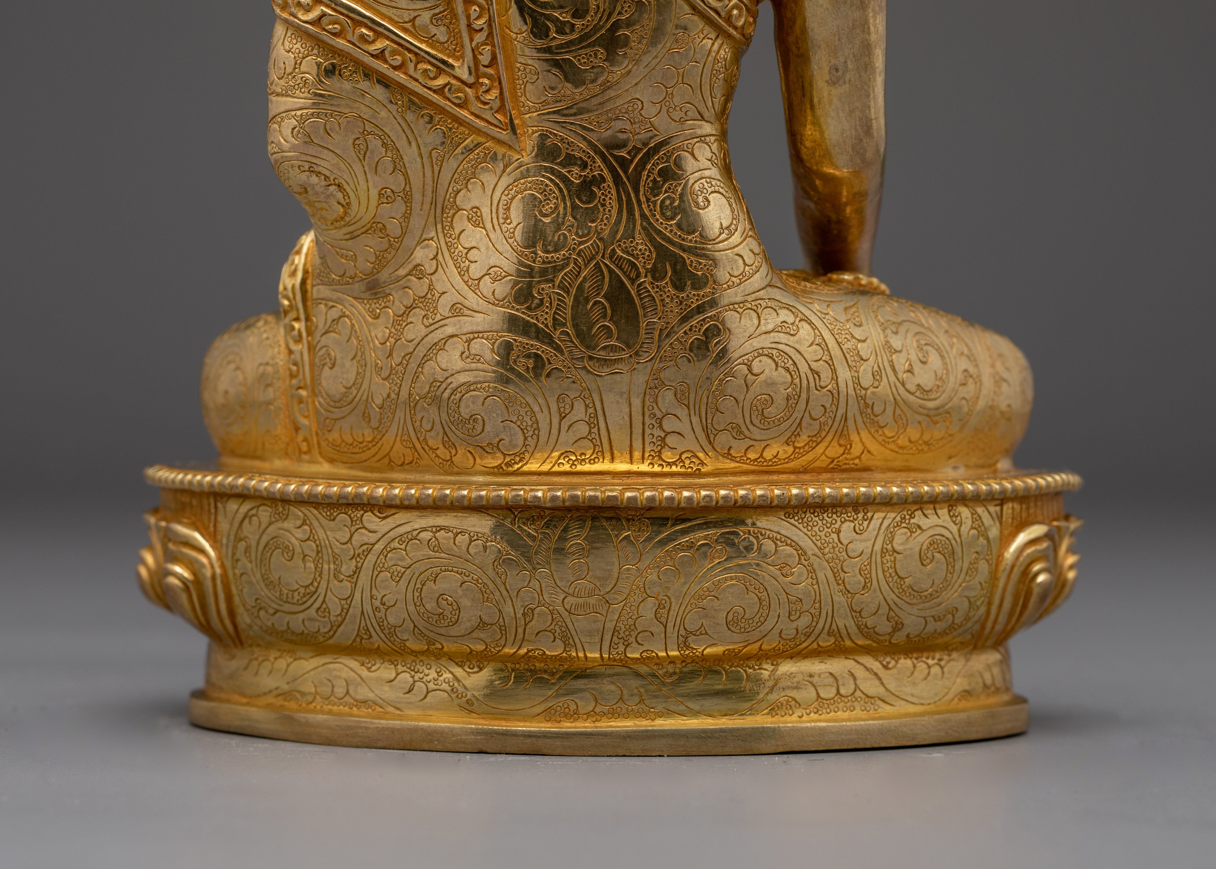 Handcrafted Shakyamuni Buddha Copper Sculpture | Symbol of Enlightenment and Peace