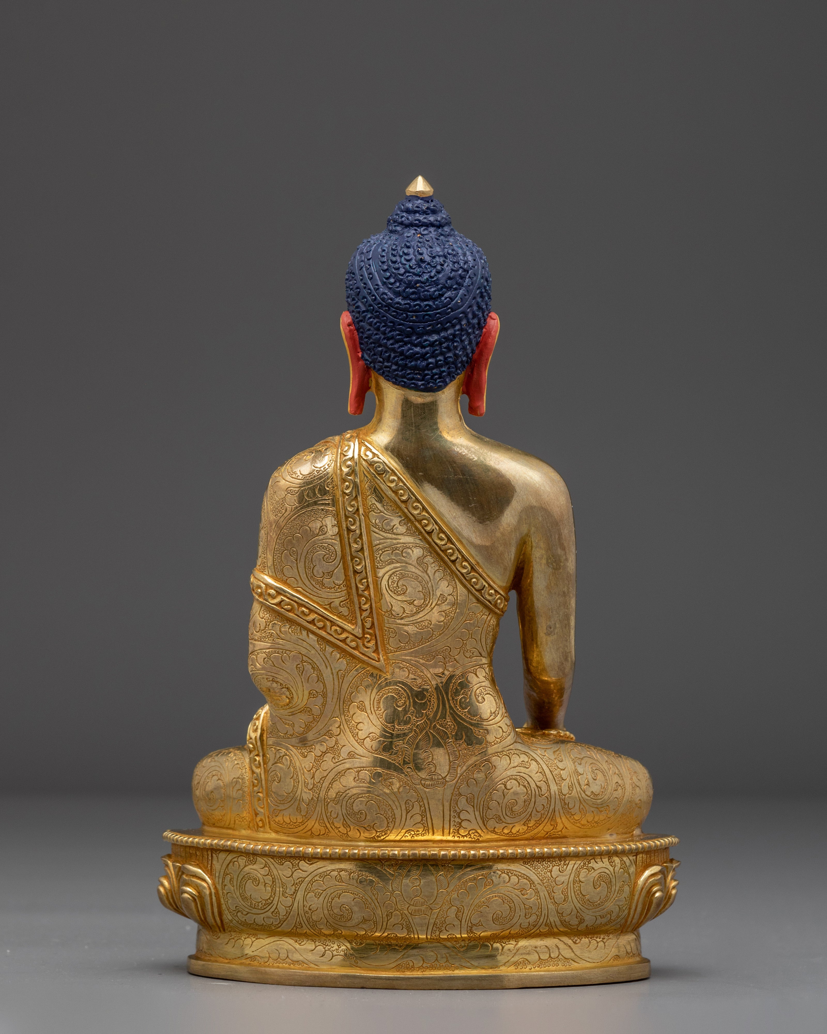 Handcrafted Shakyamuni Buddha Copper Sculpture | Symbol of Enlightenment and Peace