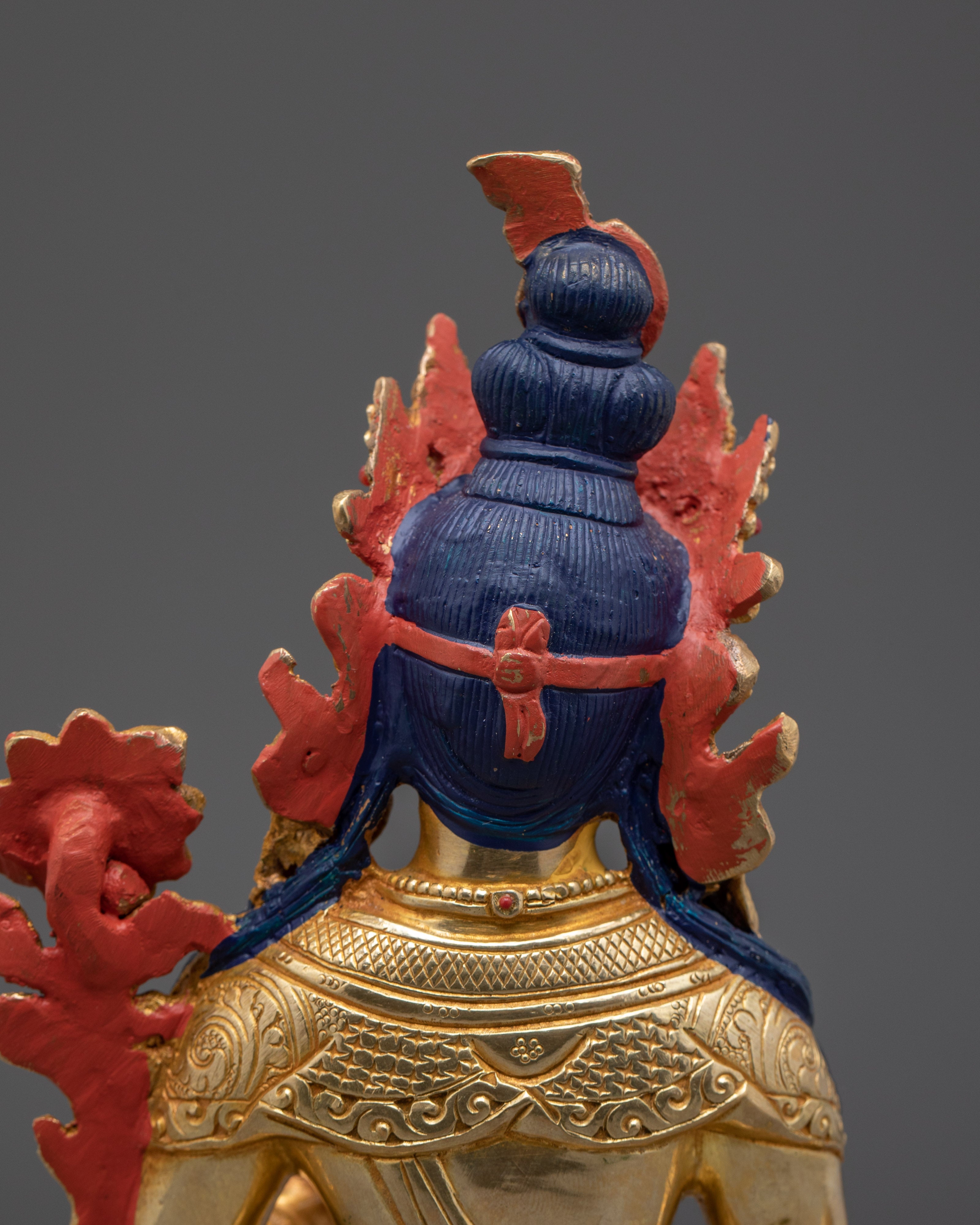 Green Tara 24K Gold Gilded Copper Deity