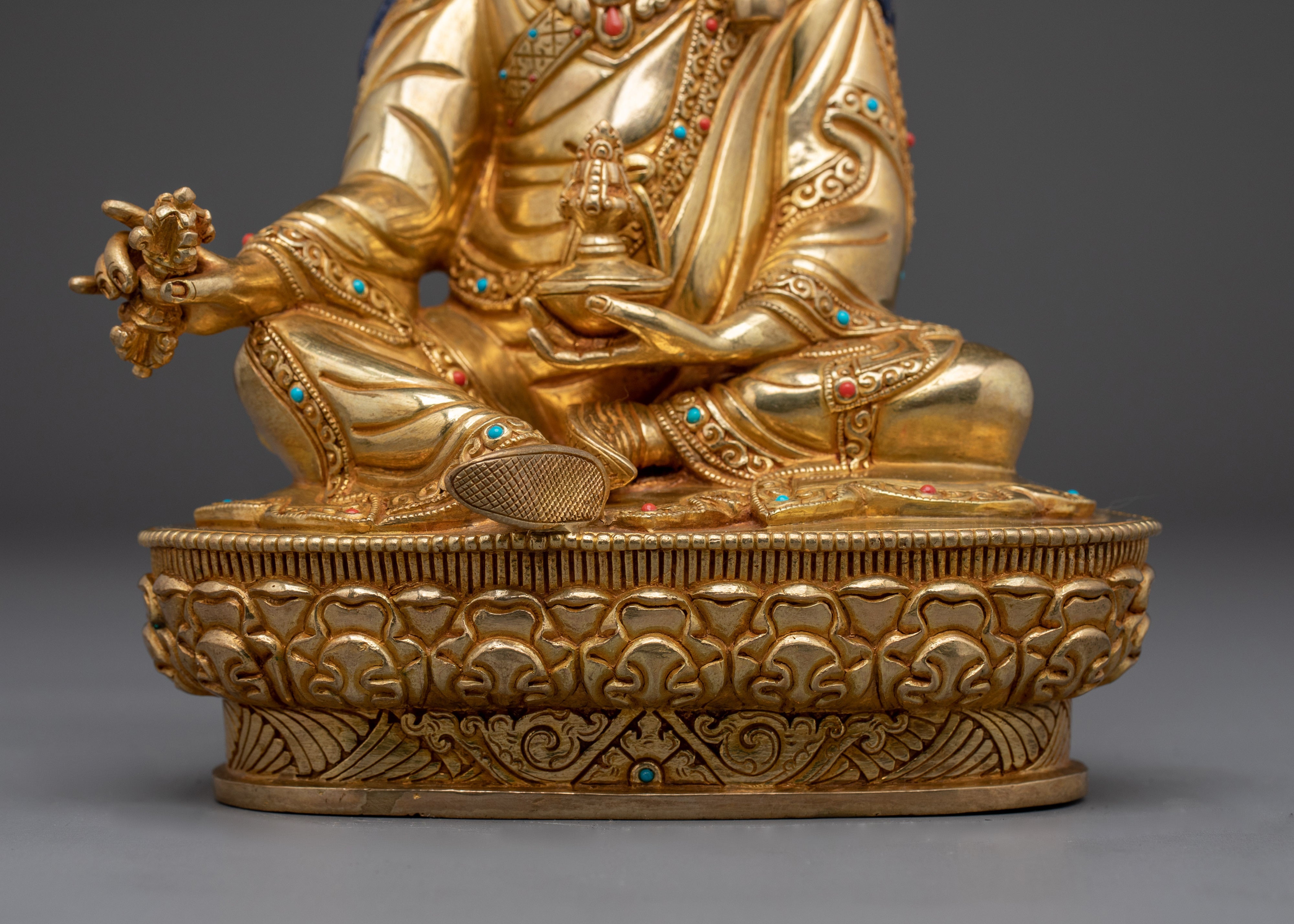Guru Rinpoche Wisdom, Power, and Protection Statue | Meditation & Spiritual Protection