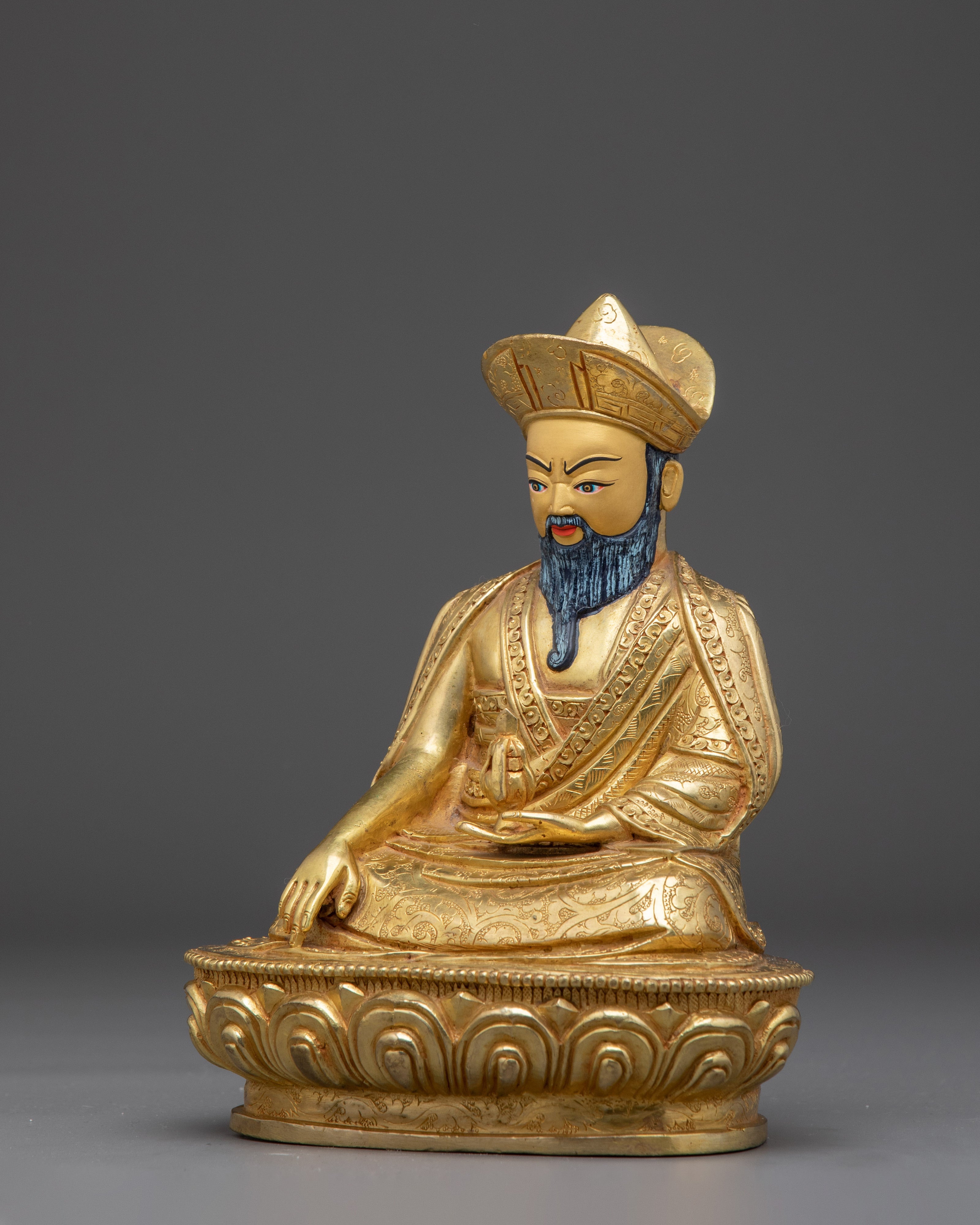 Handcrafted Guru Shapdum Statue | Meditation & Spiritual Protection