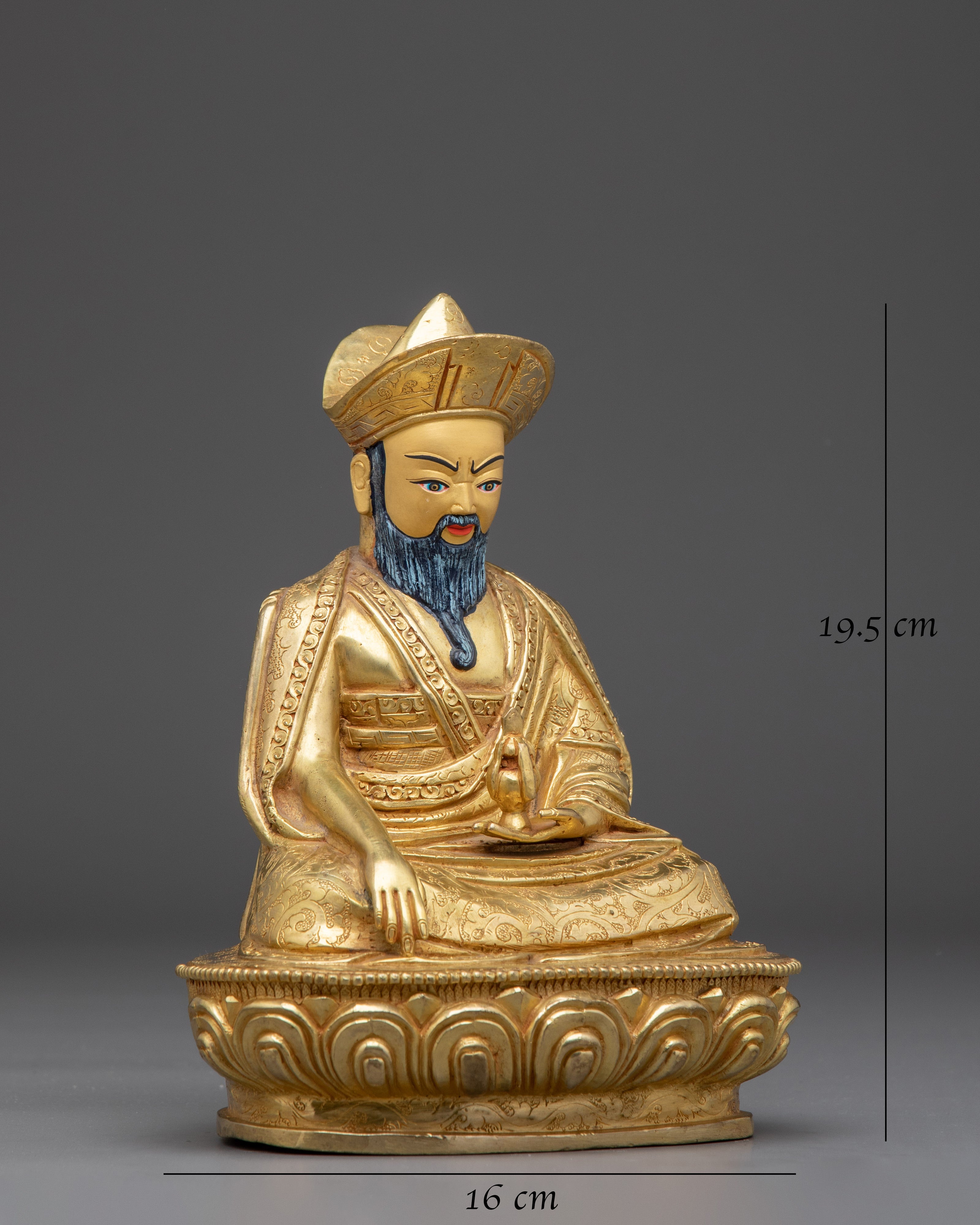 Handcrafted Guru Shapdum Statue