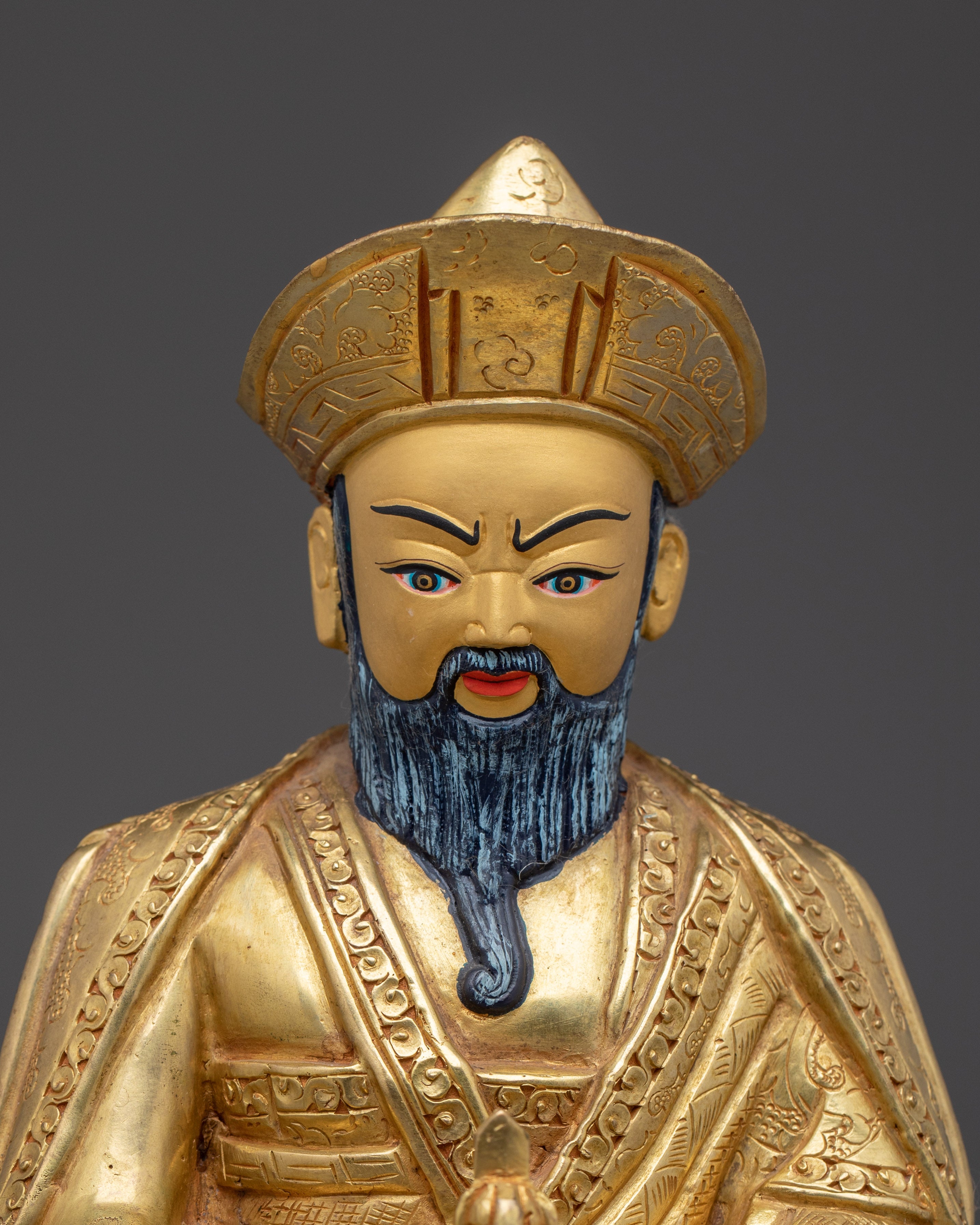 Handcrafted Guru Shapdum Statue | Meditation & Spiritual Protection