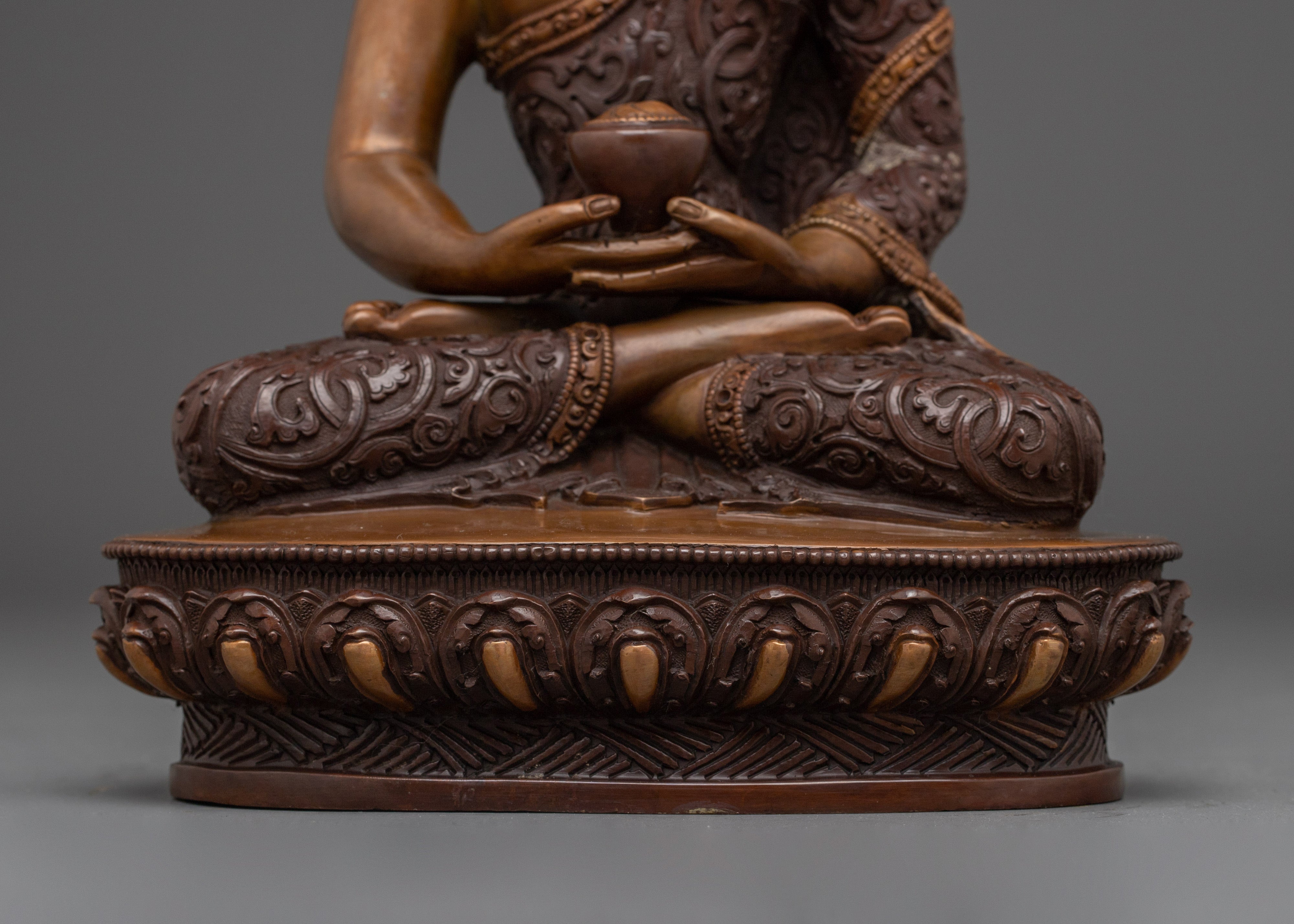 Infinite Light Oxidized Buddha Amitabha Art | Buddha of Compassion