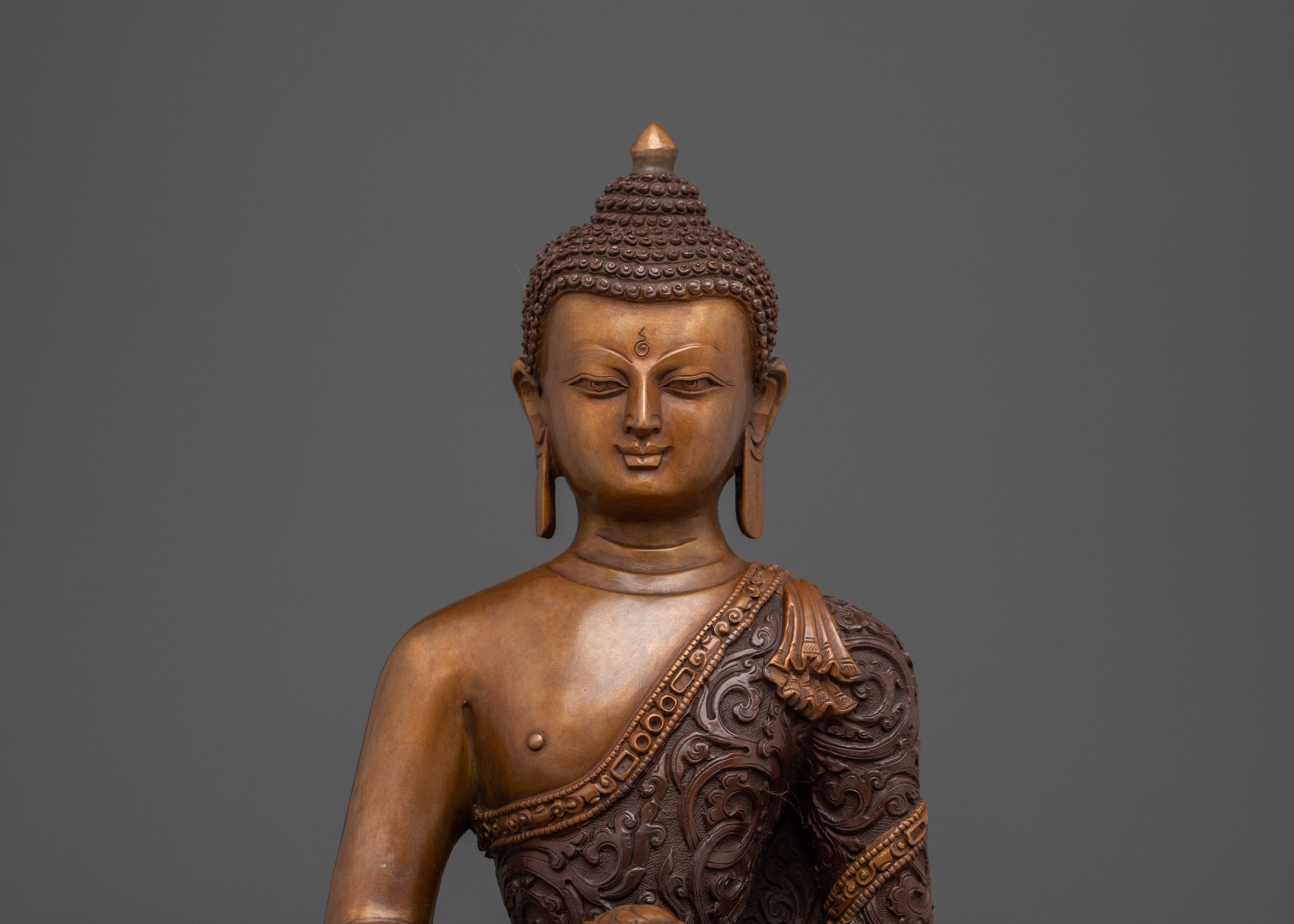 Infinite Light Oxidized Buddha Amitabha Art | Buddha of Compassion