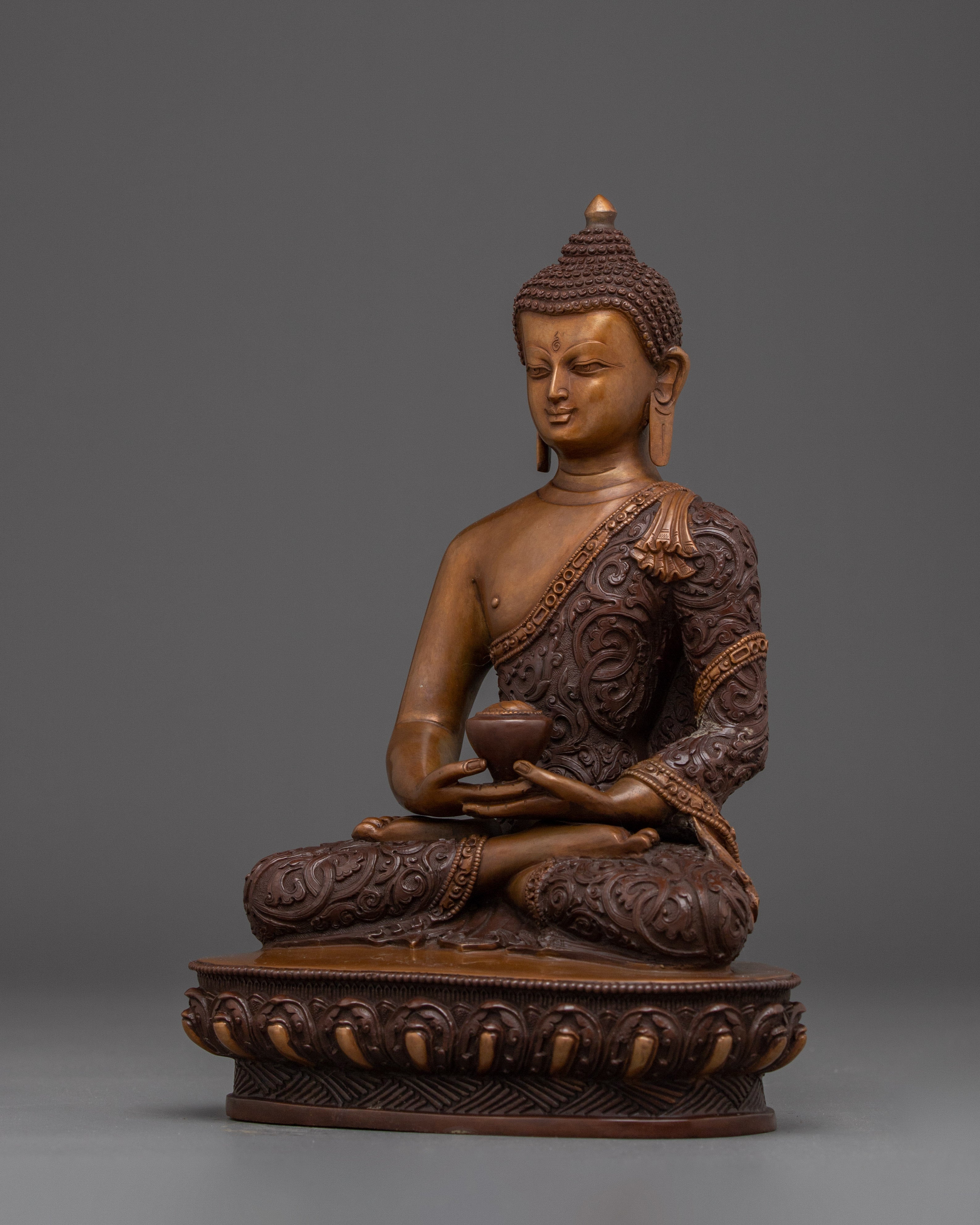 Infinite Light Oxidized Buddha Amitabha Art | Buddha of Compassion