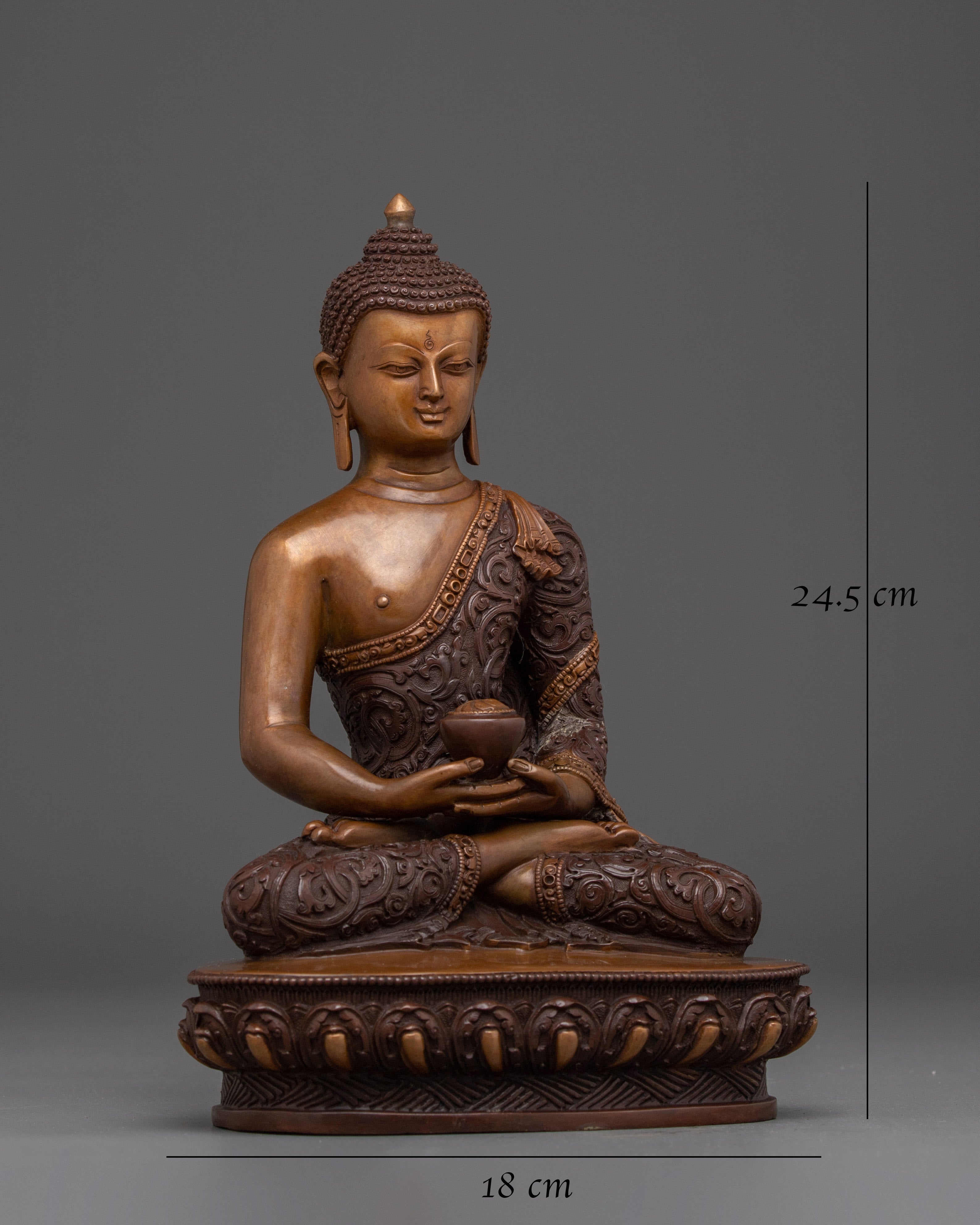 Infinite Light Oxidized Buddha Amitabha Art