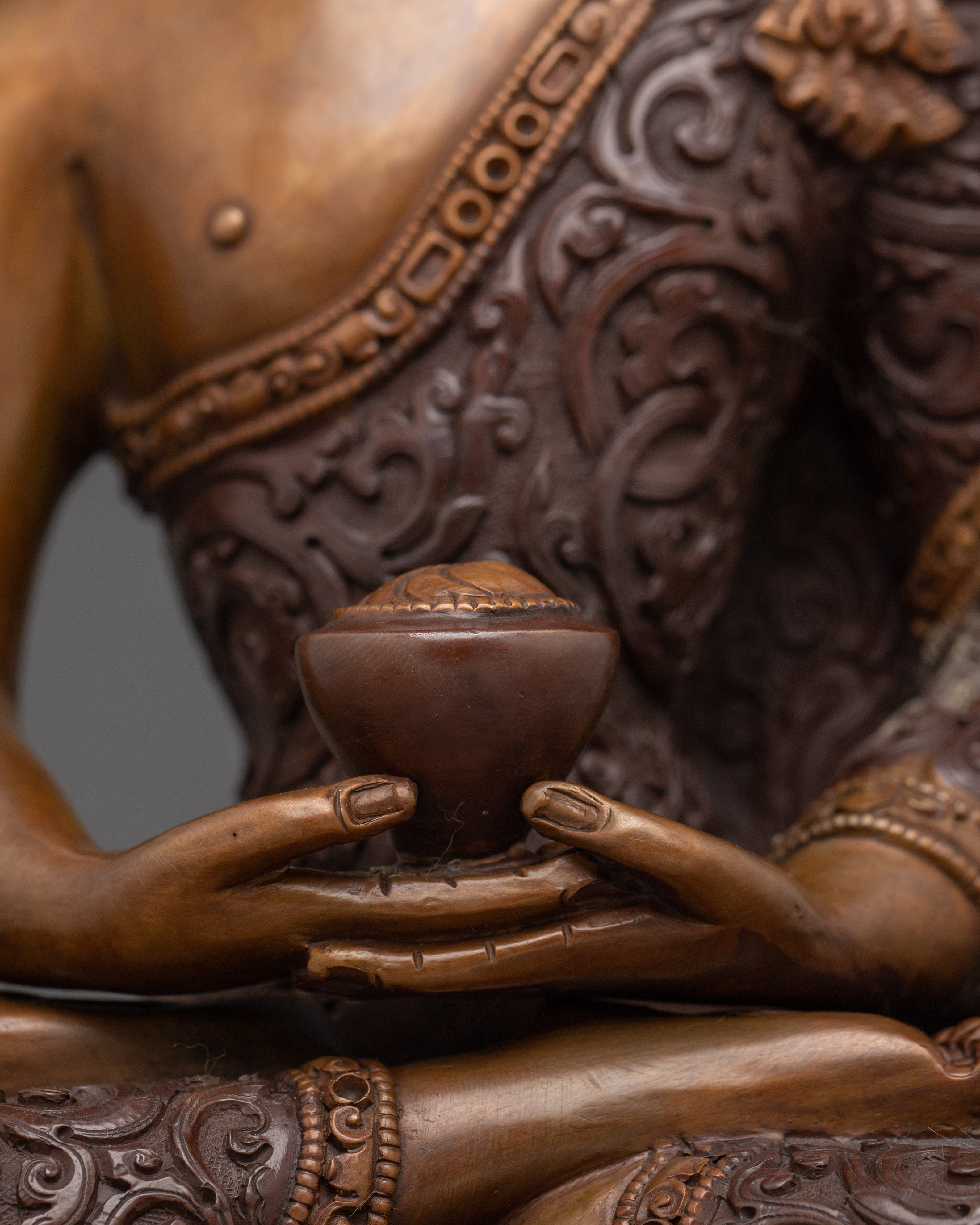 Infinite Light Oxidized Buddha Amitabha Art | Buddha of Compassion