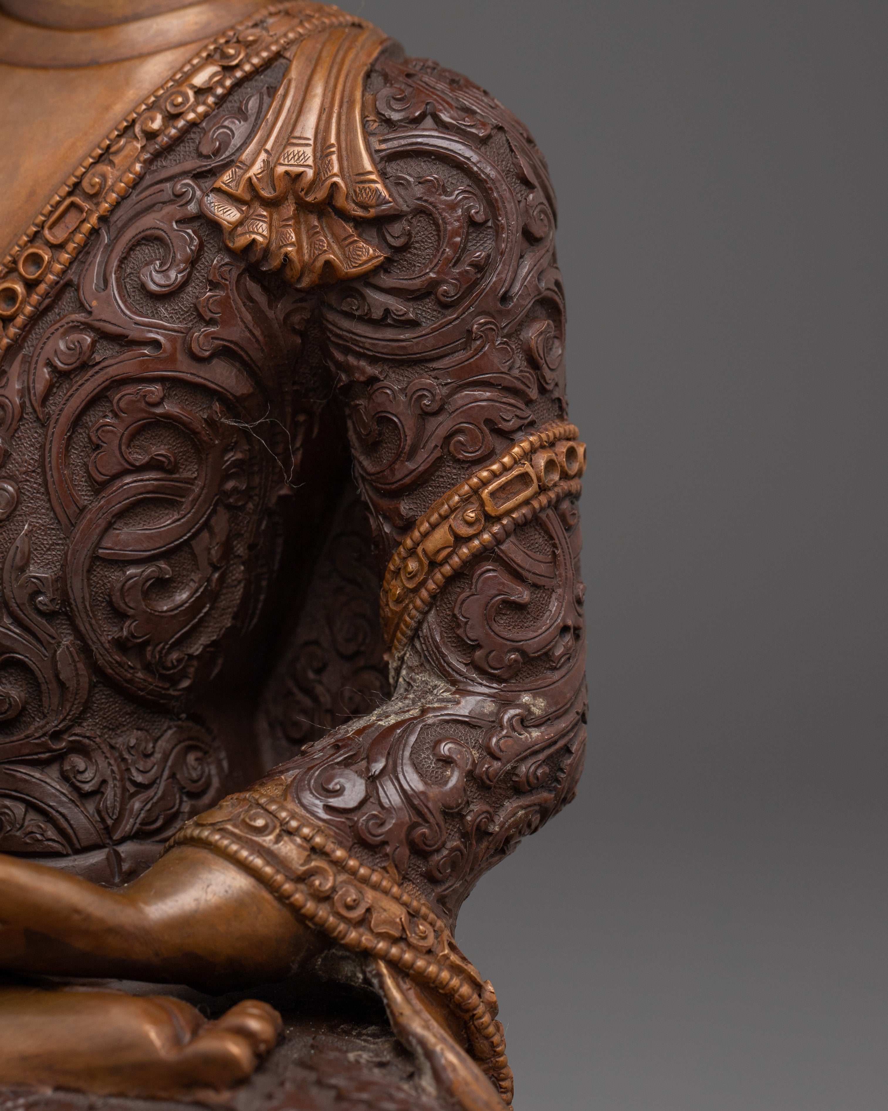 Infinite Light Oxidized Buddha Amitabha Art | Buddha of Compassion