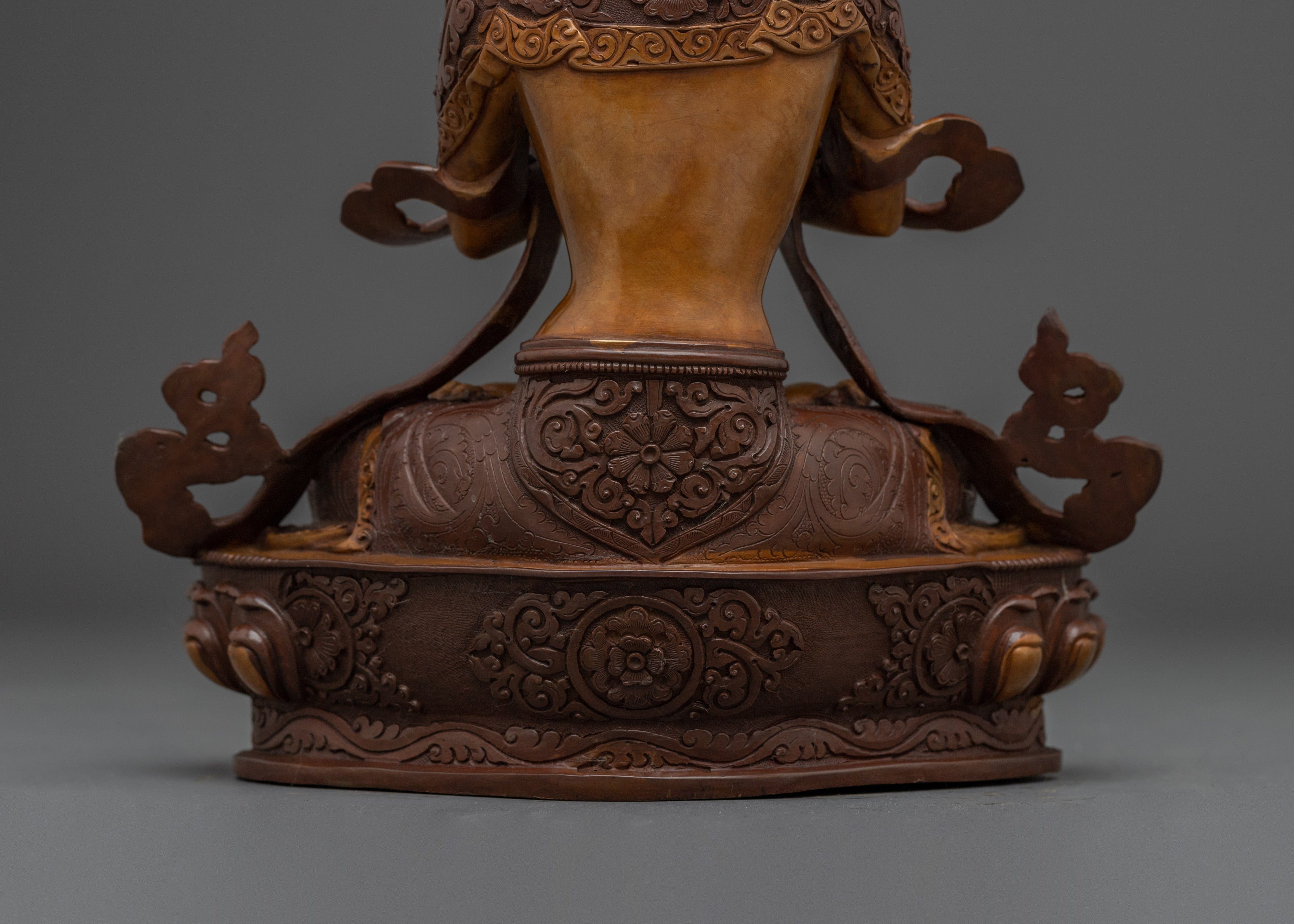 Oxidized Copper Vajrdhara Statue: The Cosmic Buddha