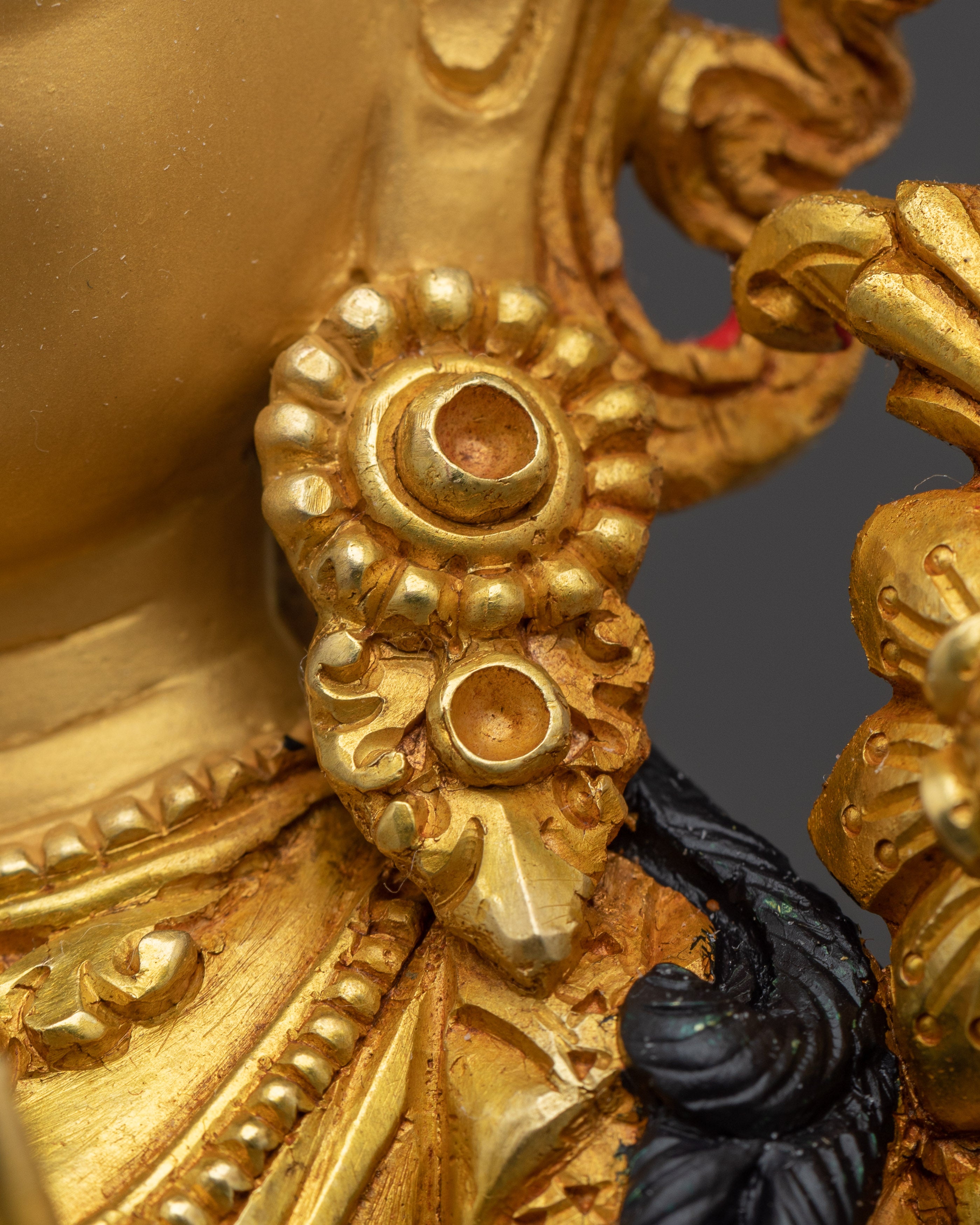 Radiant Golden Shyama Tara Figurine | Green Tara - Mother of Liberation