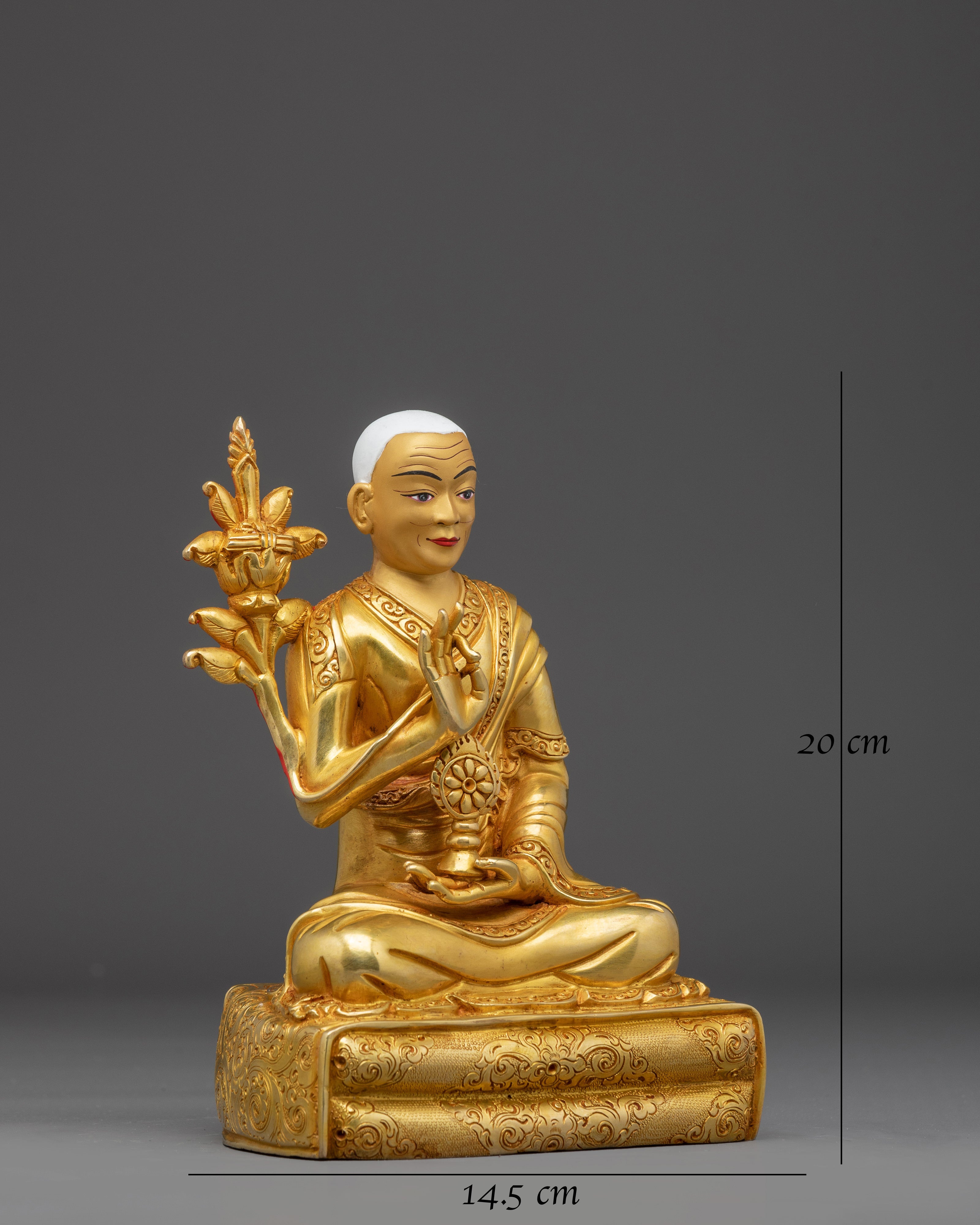 Handmade Dalai Lama Statue