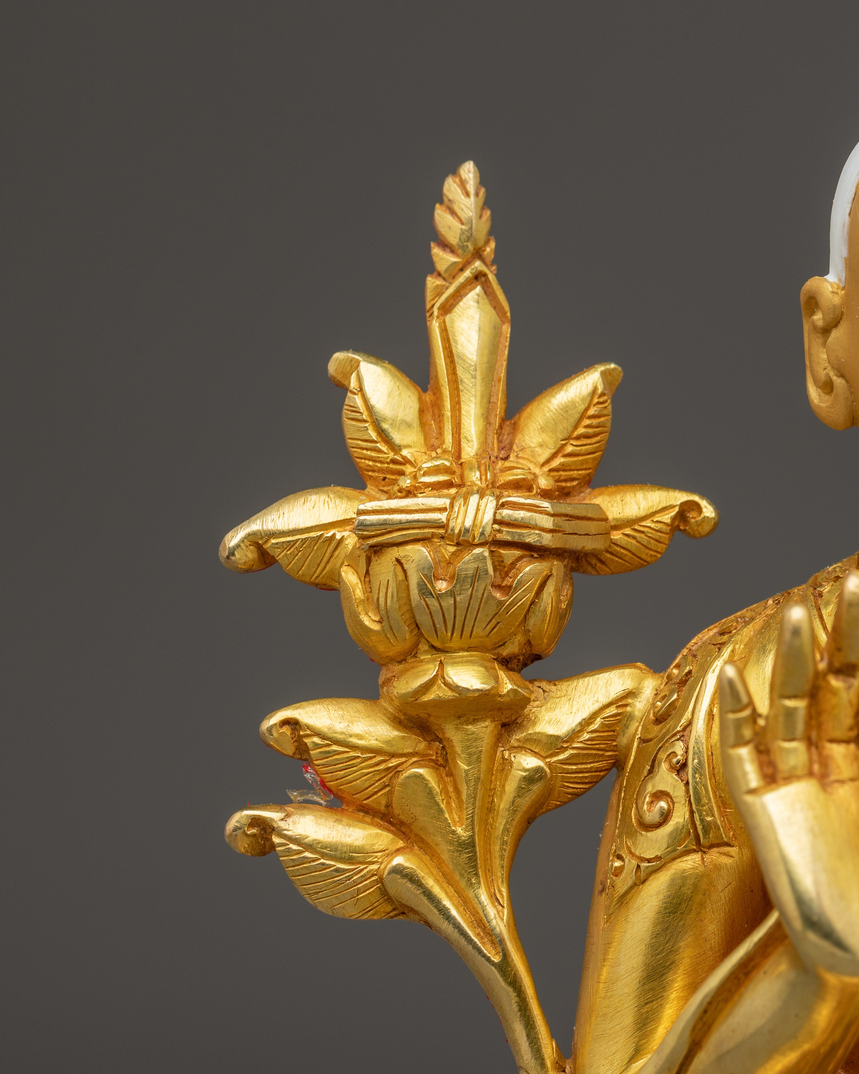 Golden Dalai Lama Statue