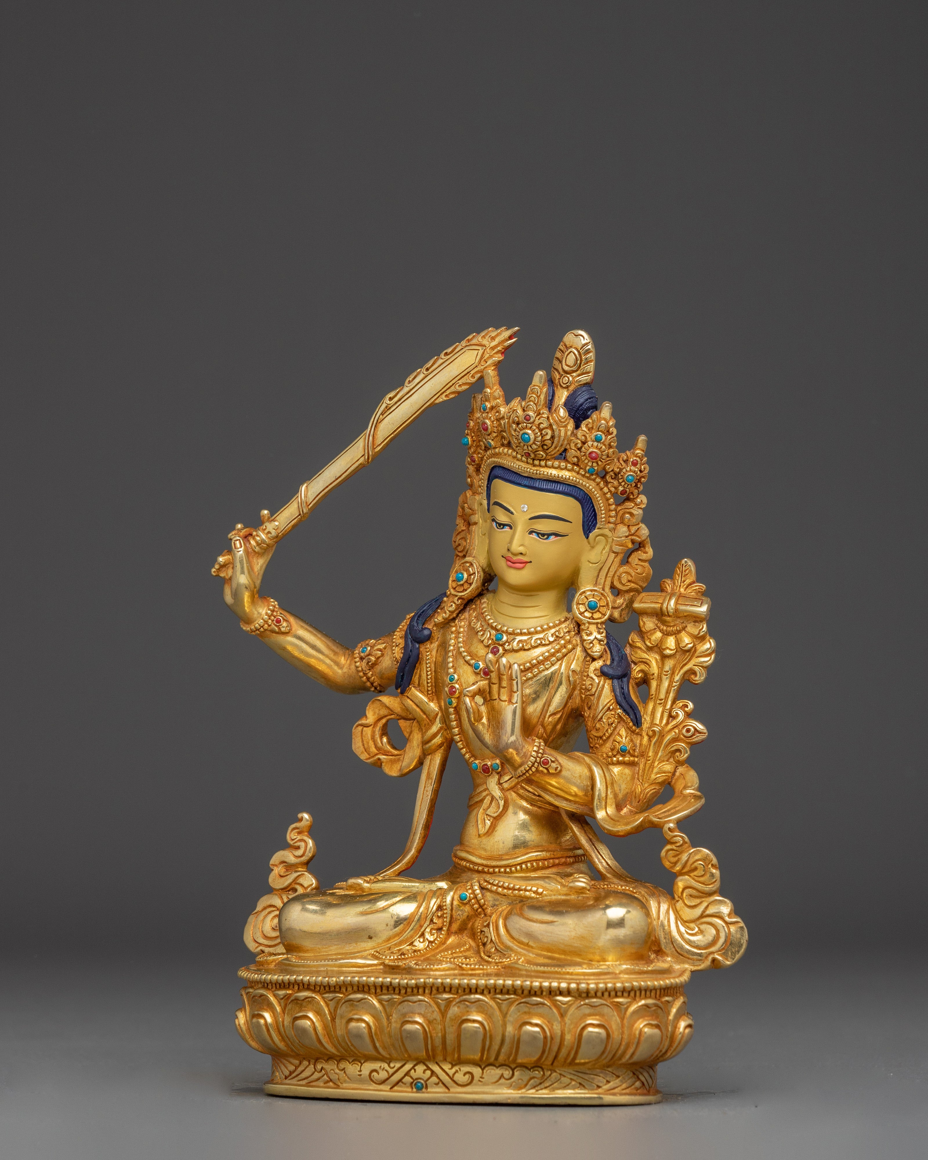 Enlightened Symbol of Manjushri Art | Bodhisattva of Wisdom