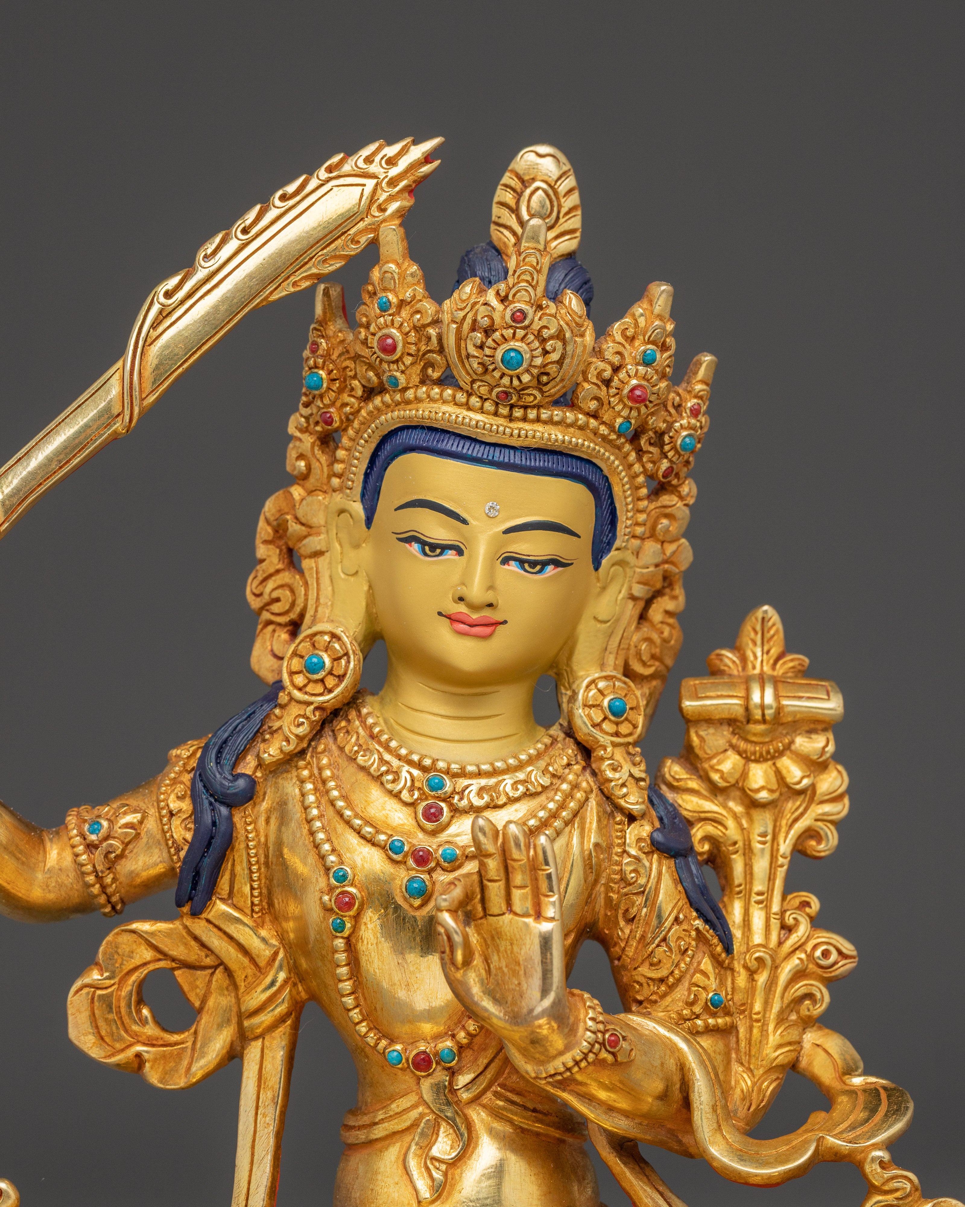 Enlightened Symbol of Manjushri Art | Bodhisattva of Wisdom