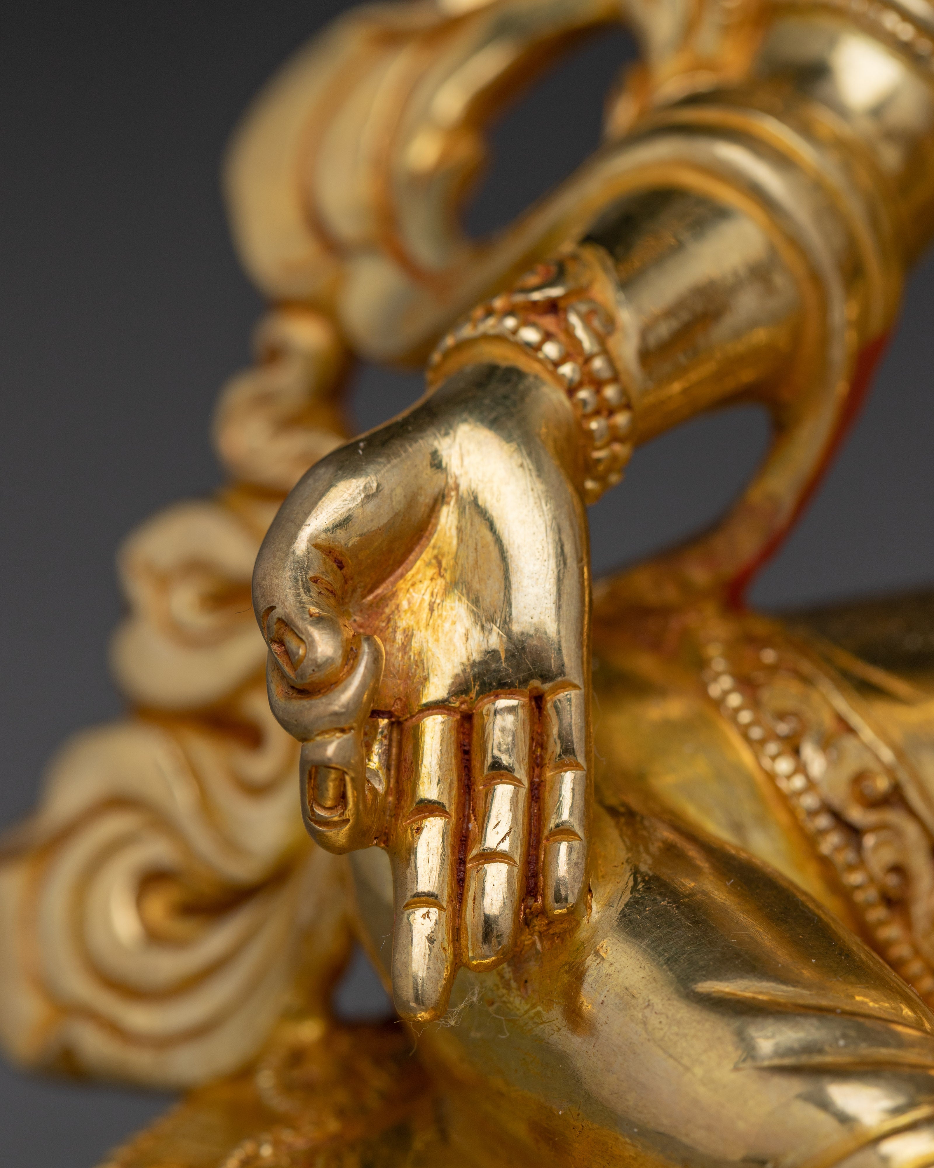 Green Tara, Vajrayana Liberation Deity | Gold Gilded Tibetan Statue