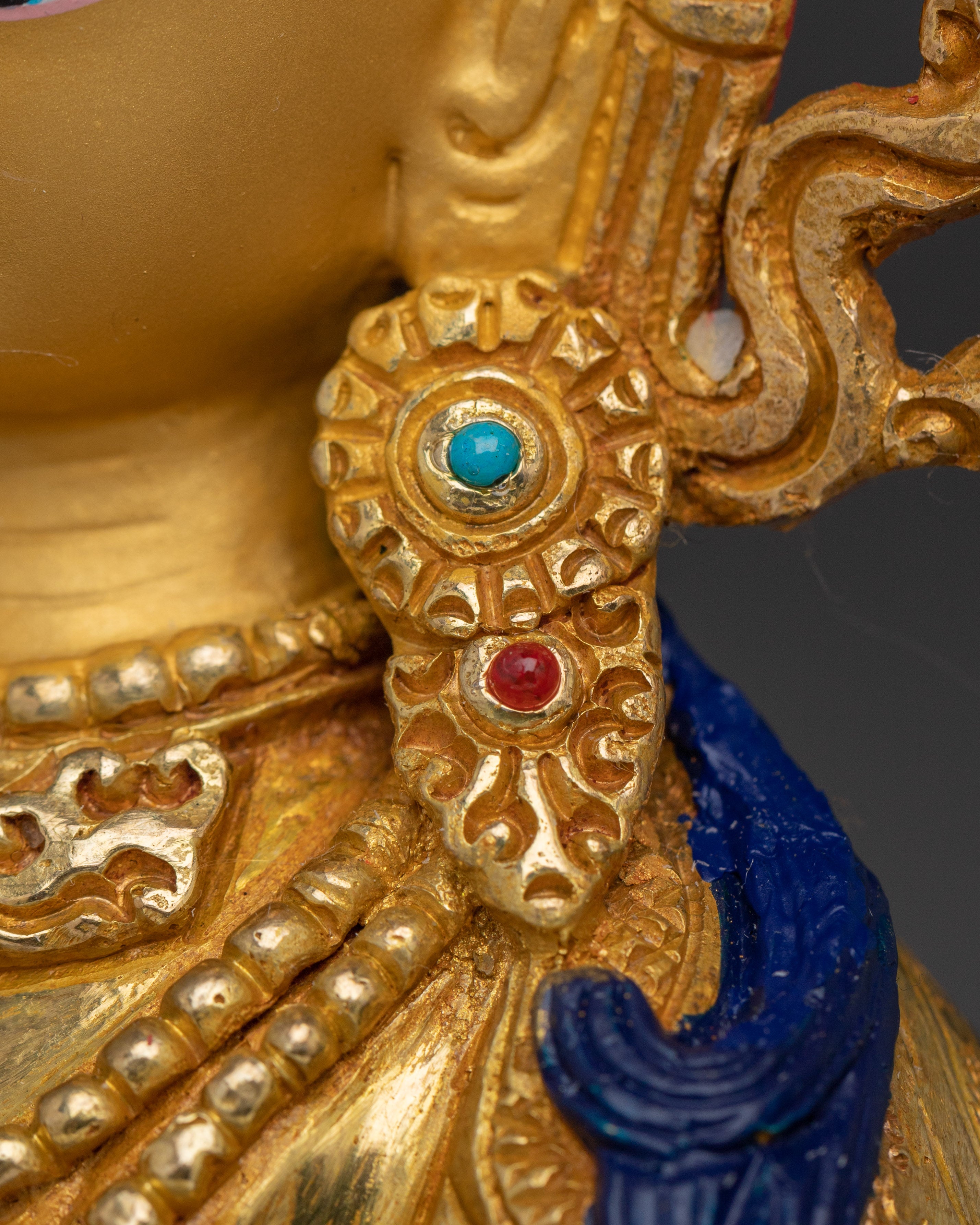 Chenrezig, Divine Mercy Form | Gold Gilded Figure