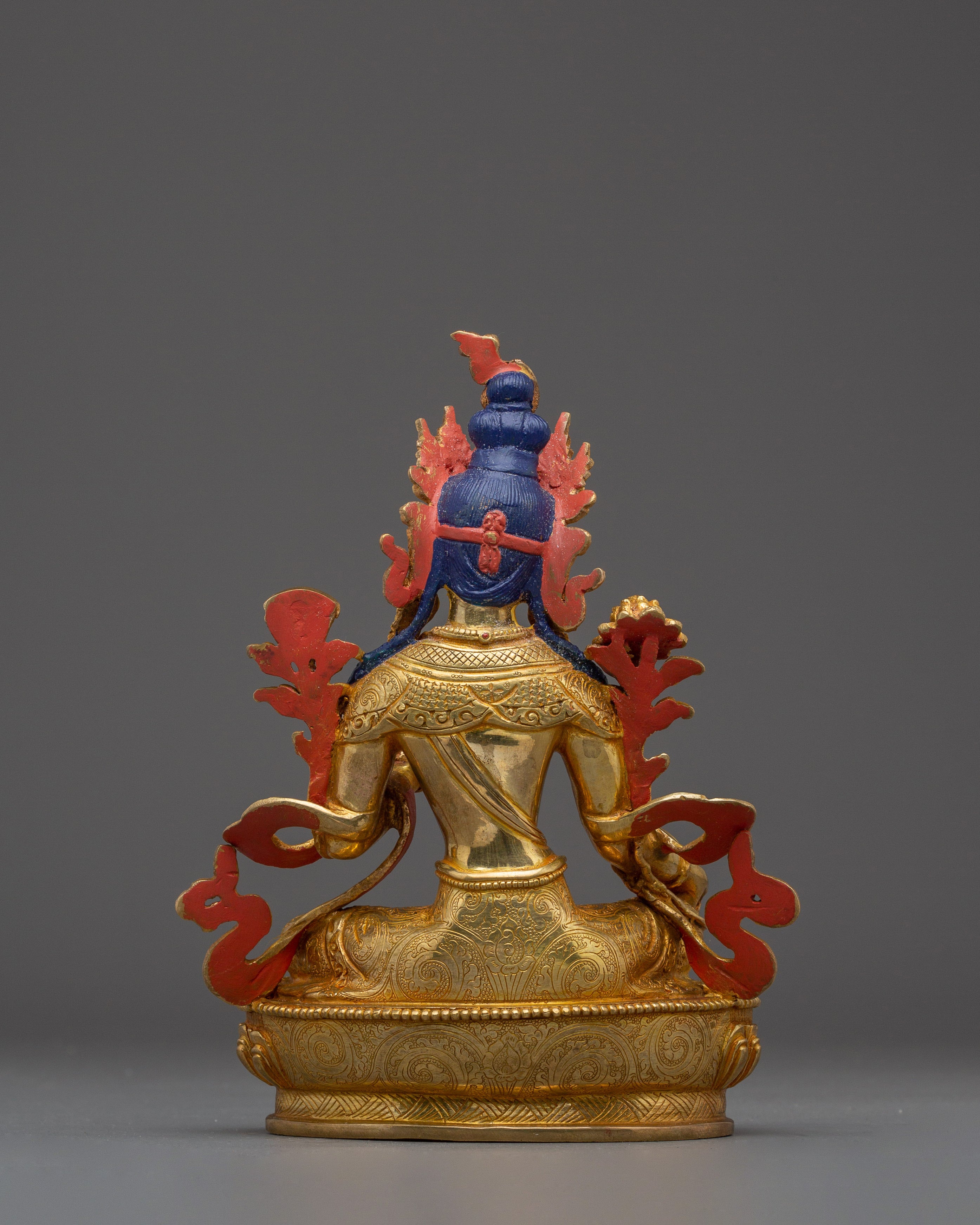 Green Tara, Enlightened Feminine Guardian | Gold Gilded Tibetan Deity