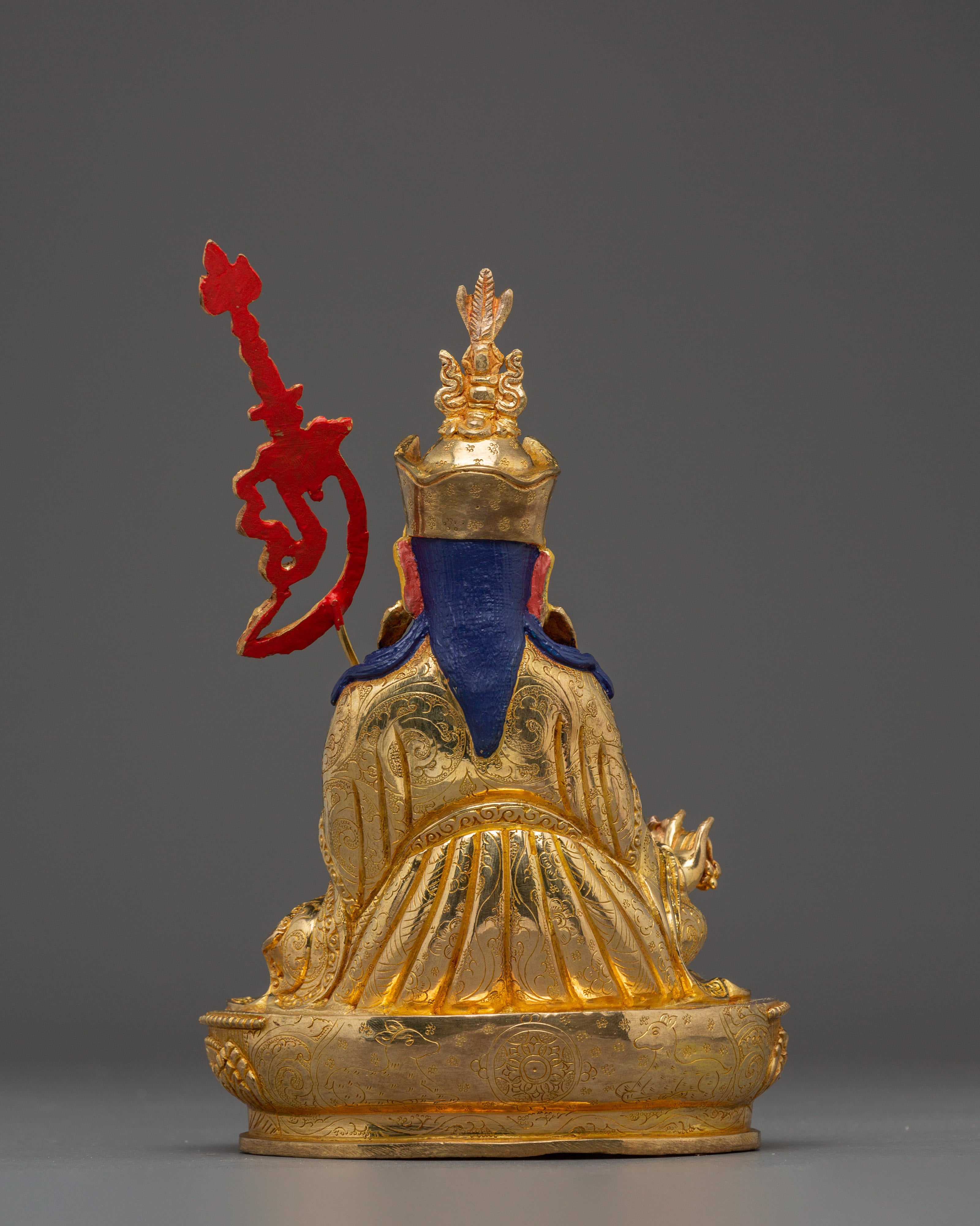 Guru Rinpoche, Lotus Born Master of Vajrayana | Gold Gilded Icon