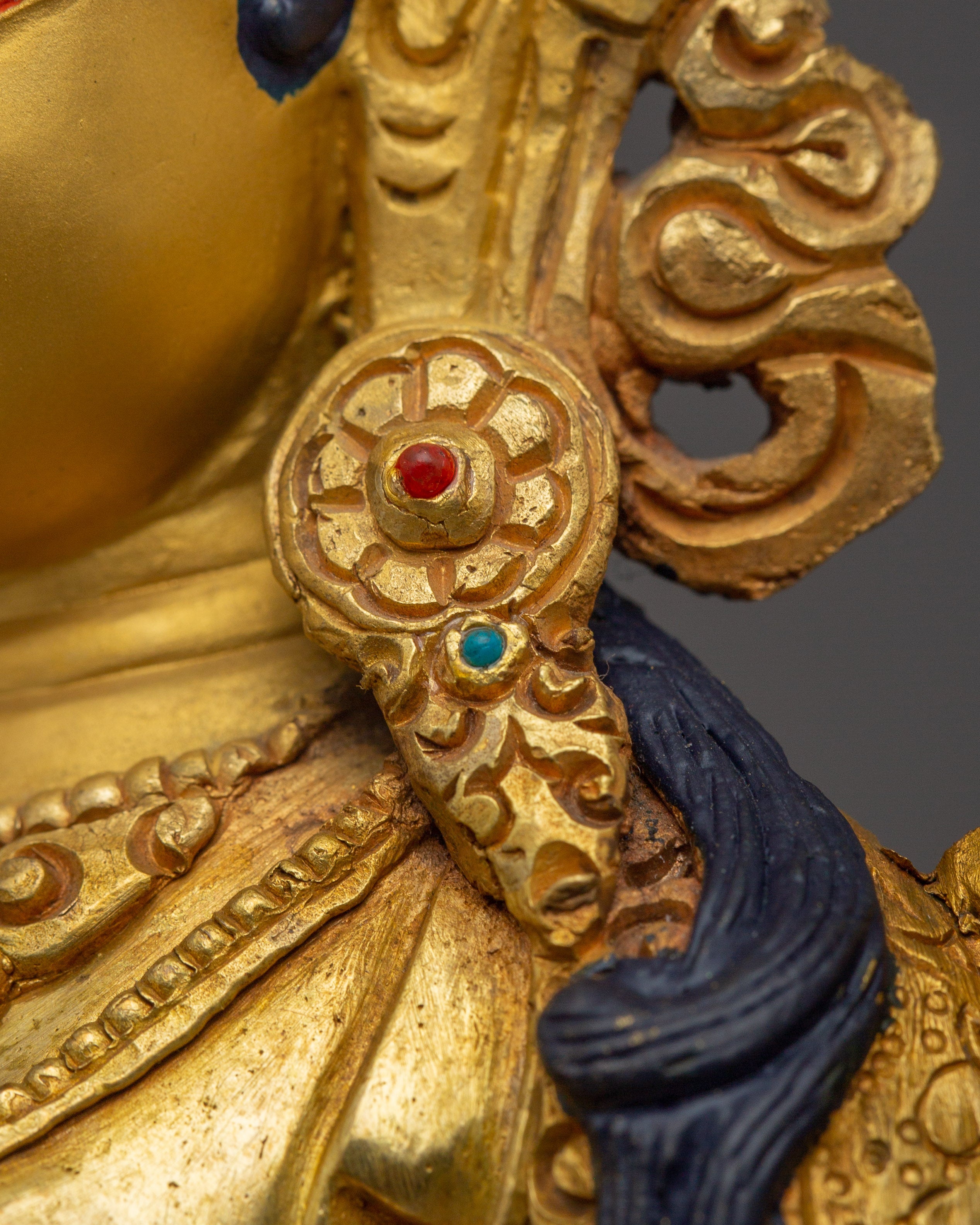 Compassionate Green Tara Figure | Handcrafted Tibetan Icon