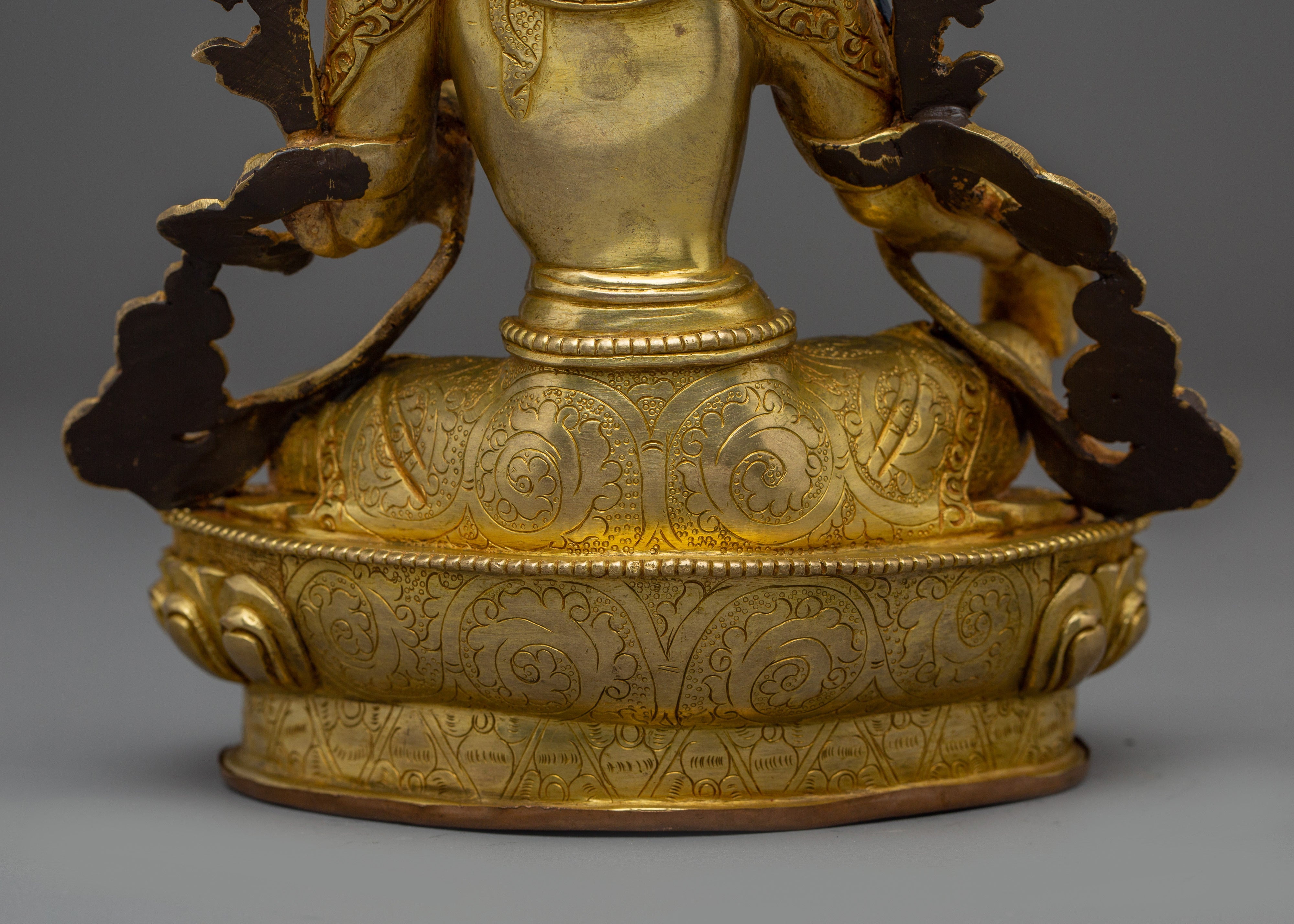 Compassionate Green Tara Figure | Handcrafted Tibetan Icon