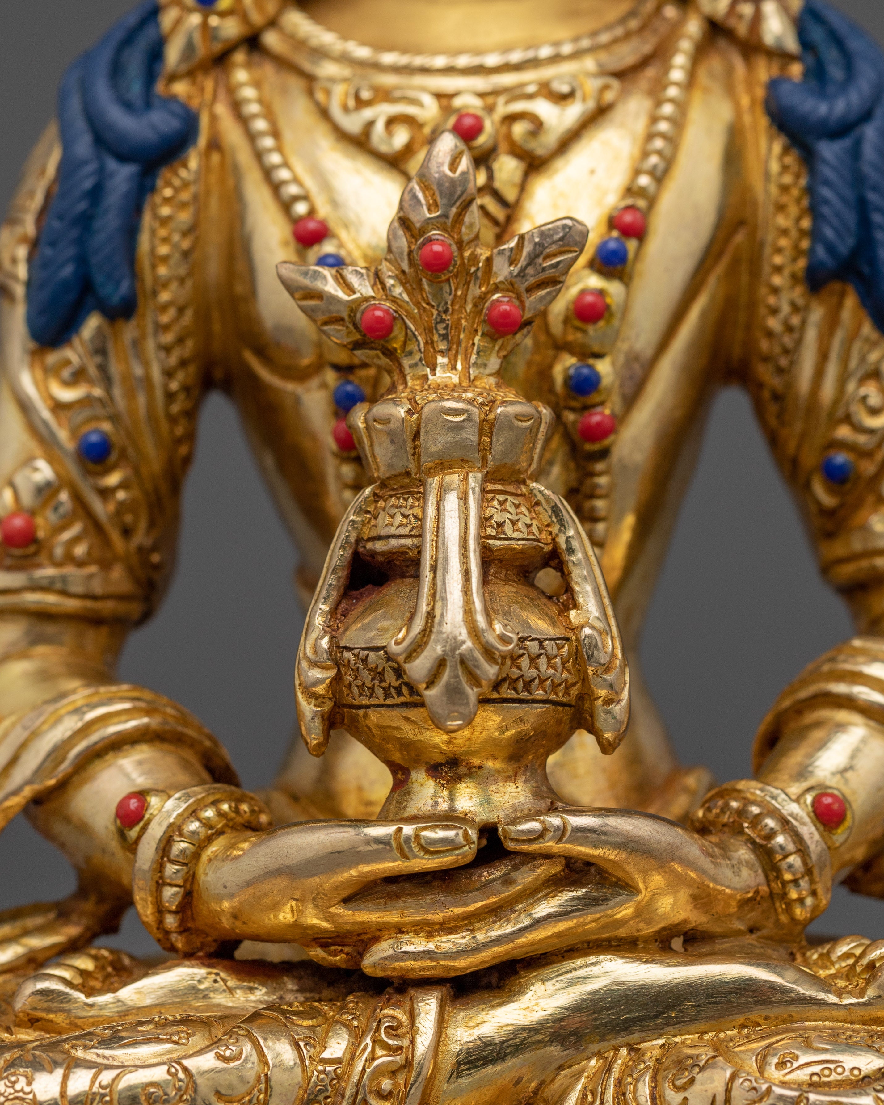 Tibetan Amitayus Icon | Buddha of Infinite Life and Longevity