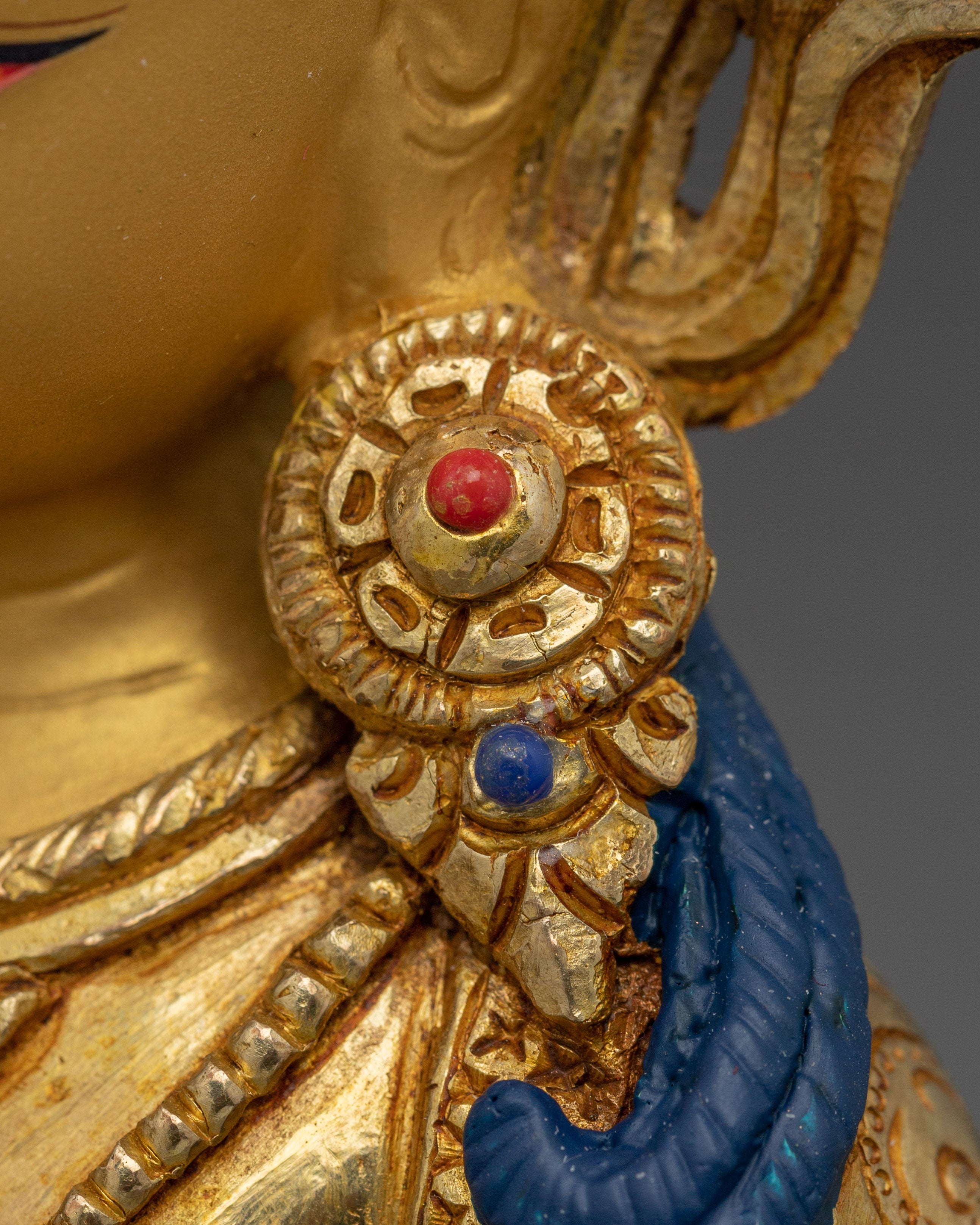 Vajrasattva Golden and Copper Statue | Symbol of Cleansing & Spiritual Enlightenment