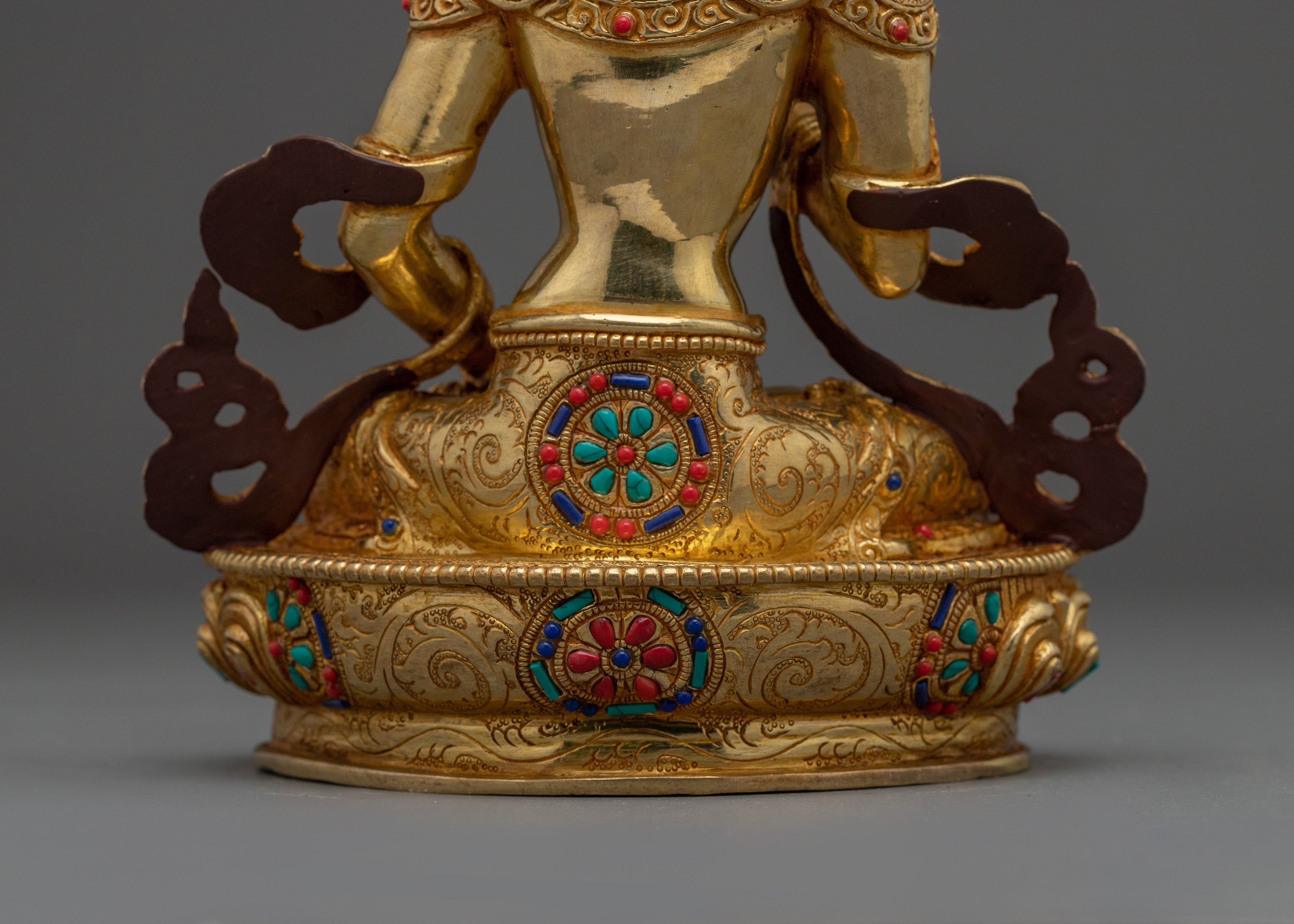 Vajrasattva Golden and Copper Statue | Symbol of Cleansing & Spiritual Enlightenment